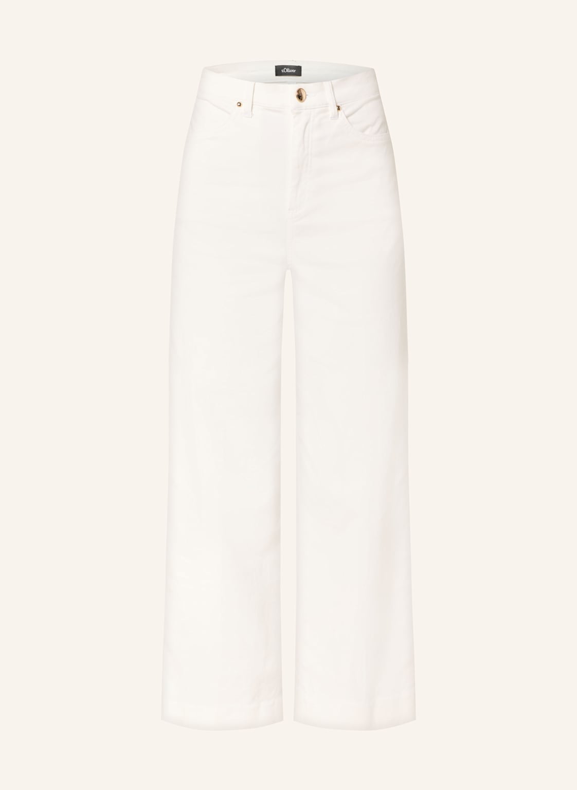 S.Oliver Black Label Jeans-Culotte weiss S.Oliver Black Label Jeans-Culotte weiss von s.Oliver BLACK LABEL
