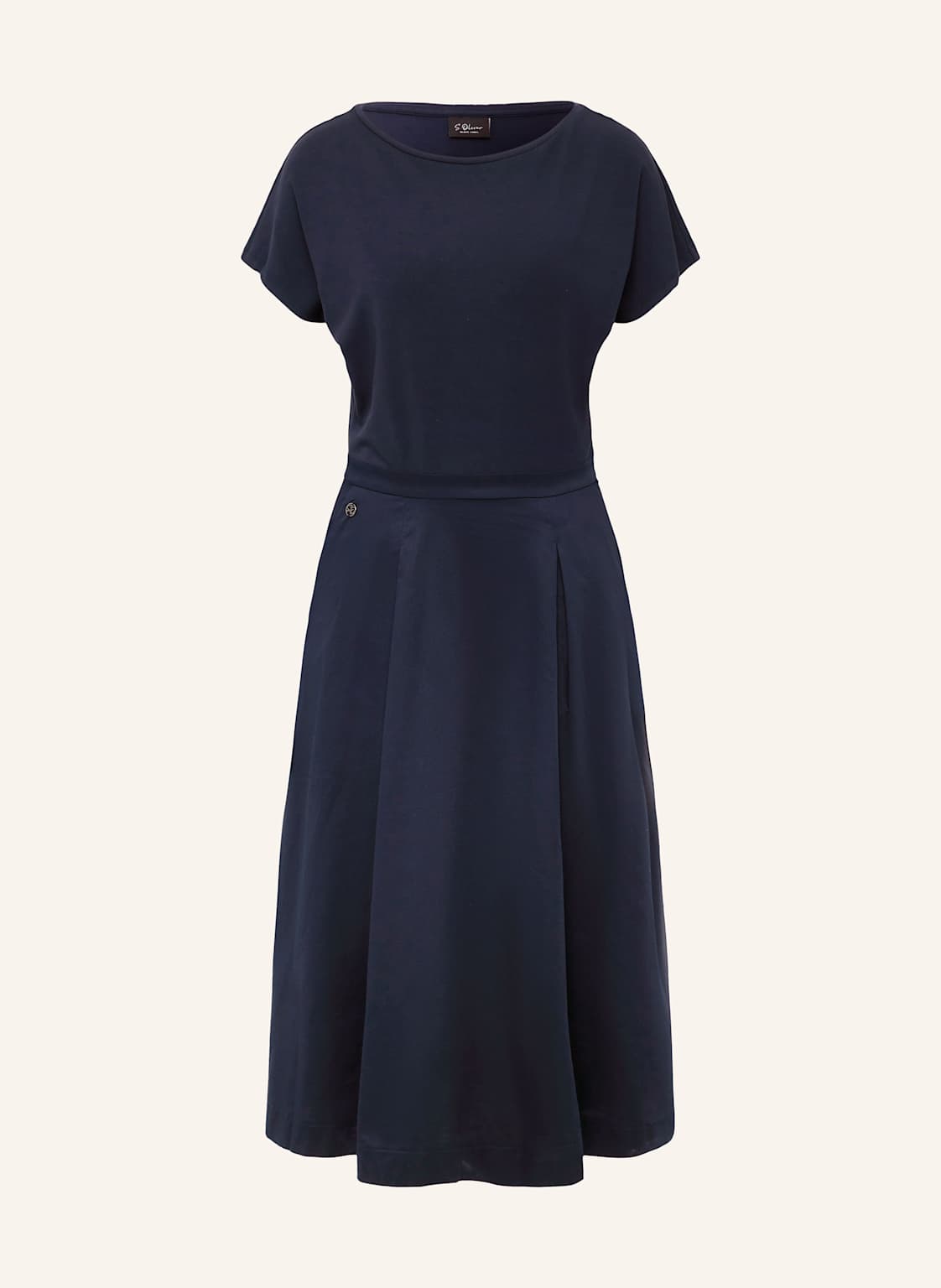 S.Oliver Black Label Kleid Im Materialmix blau S.Oliver Black Label Kleid Im Materialmix blau von s.Oliver BLACK LABEL