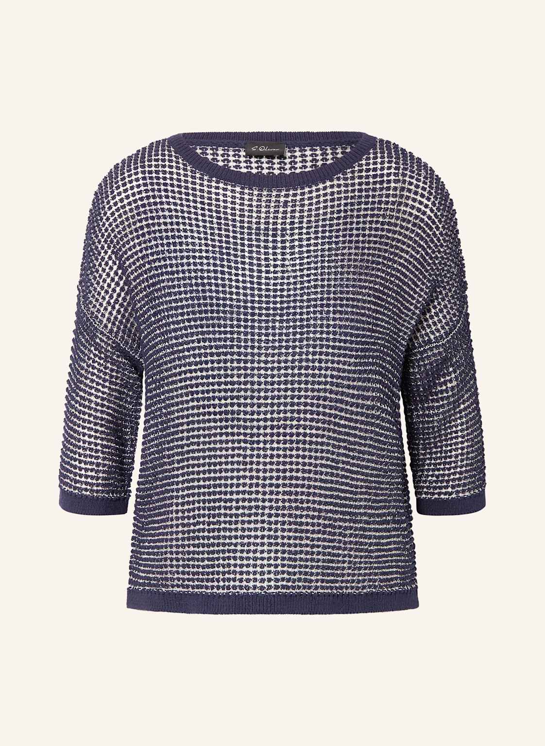 S.Oliver Black Label Pullover Mit 3/4-Arm blau S.Oliver Black Label Pullover Mit 3/4-Arm blau von s.Oliver BLACK LABEL