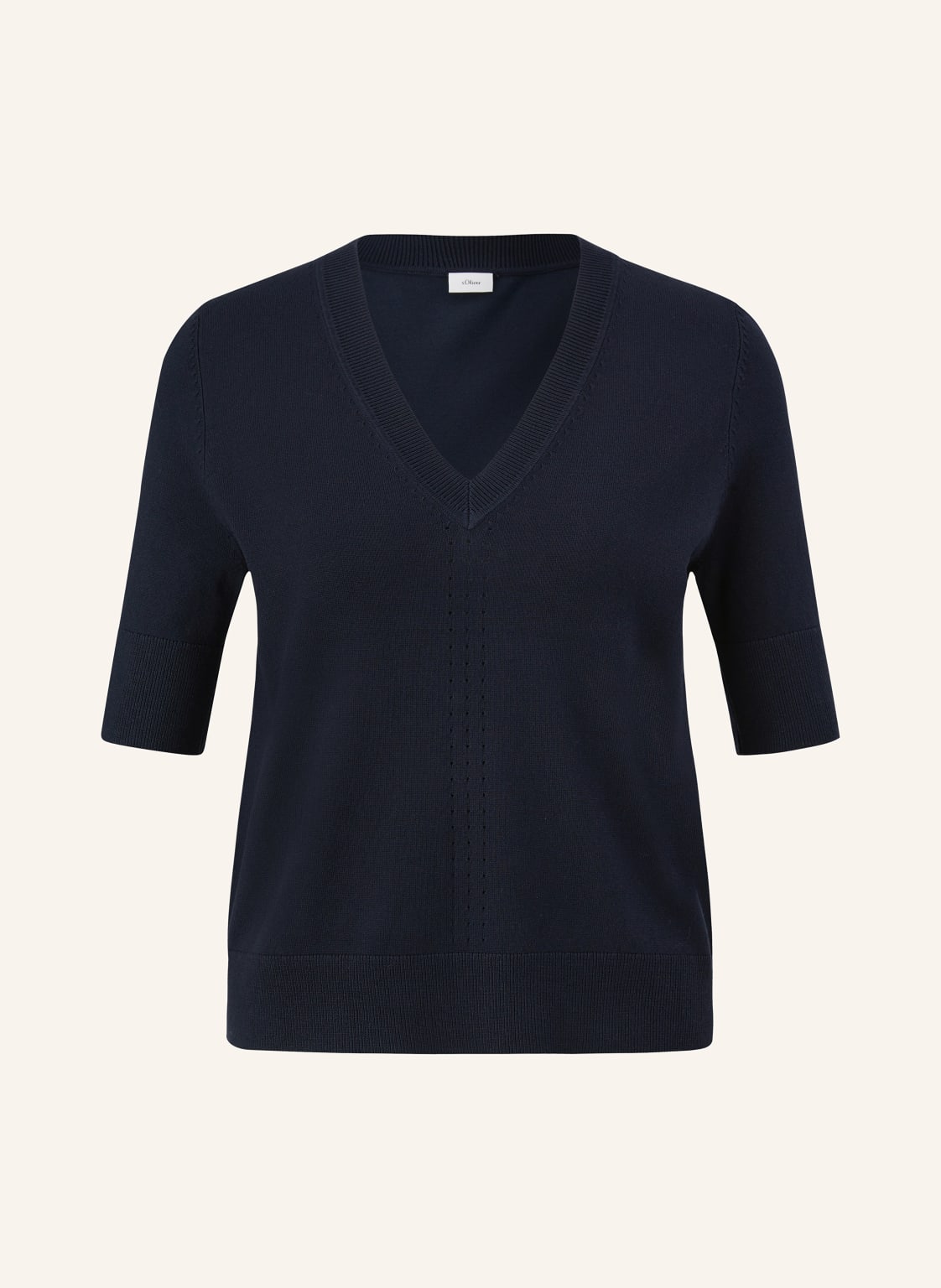 S.Oliver Black Label Strickshirt blau von s.Oliver BLACK LABEL