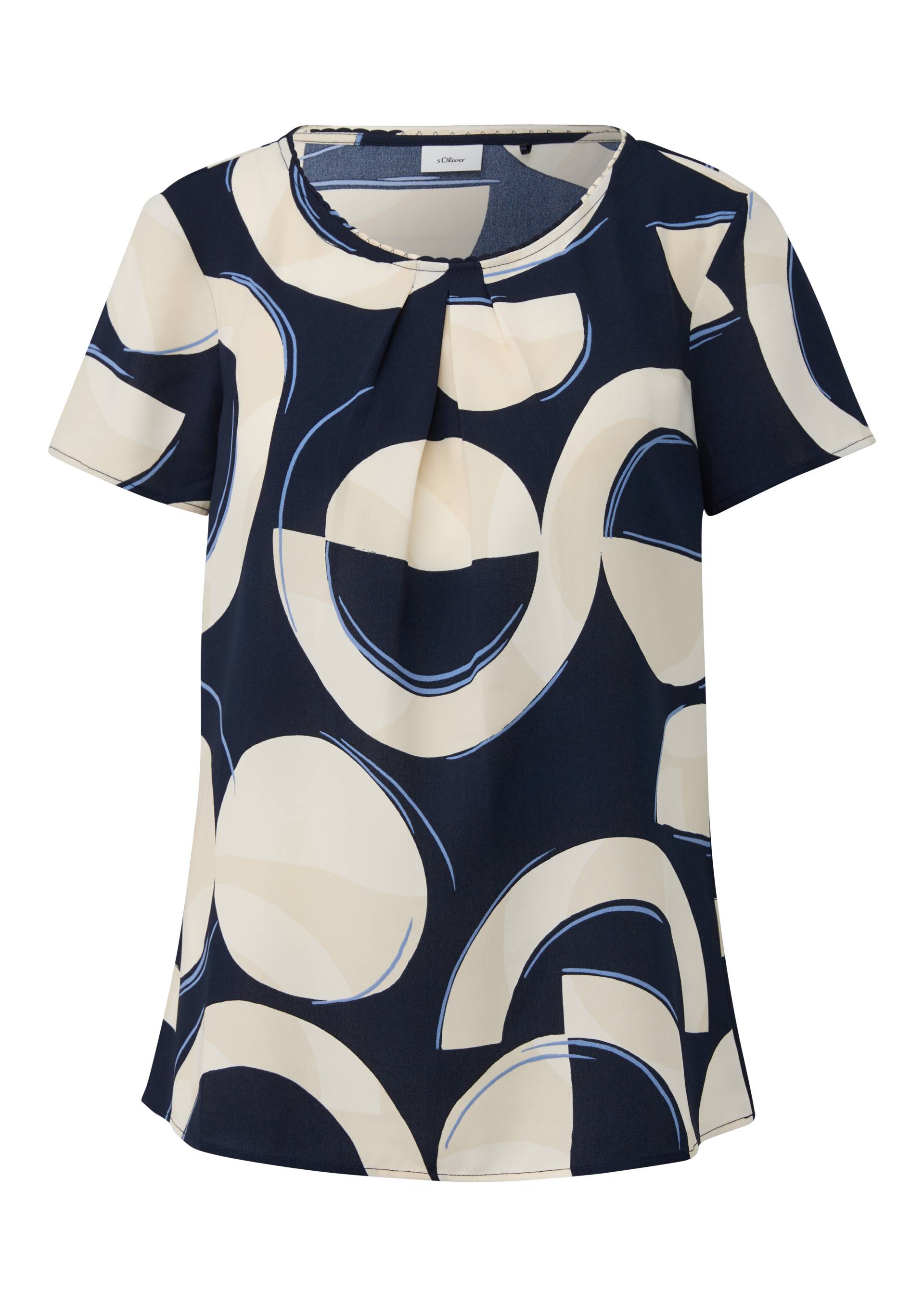 s.Oliver BLACK LABEL Kurzarmbluse, mit All-Over Print s.Oliver BLACK LABEL Kurzarmbluse, mit All-Over Print von s.Oliver BLACK LABEL