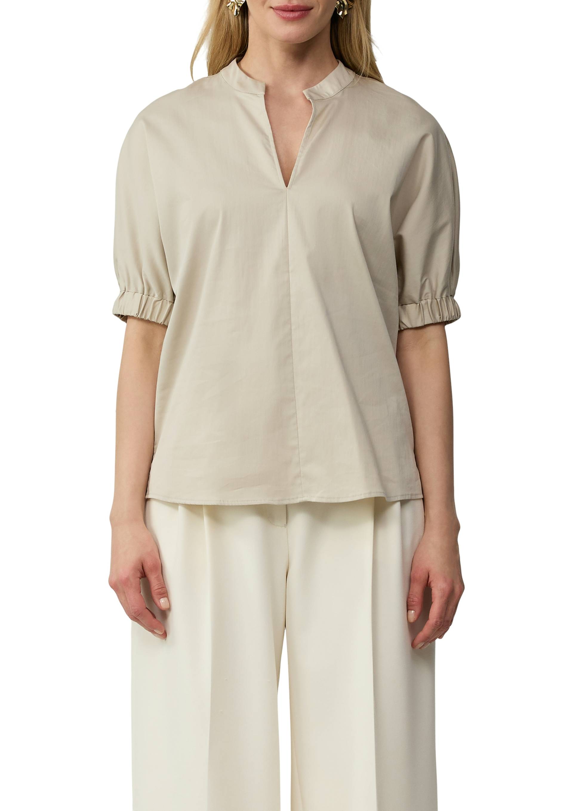 s.Oliver BLACK LABEL Kurzarmbluse, mit Tunika-Ausschnitt von s.Oliver BLACK LABEL
