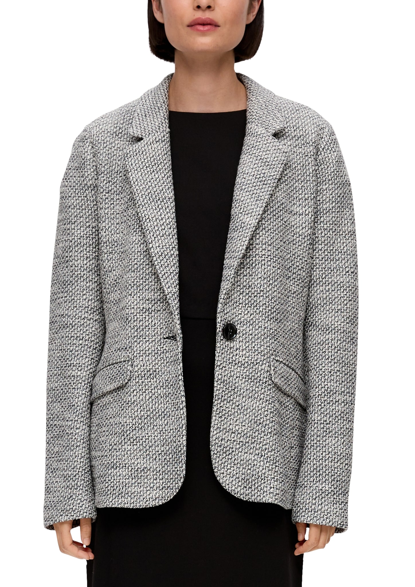 s.Oliver BLACK LABEL Kurzblazer, mit Pattentaschen vorne von s.Oliver BLACK LABEL