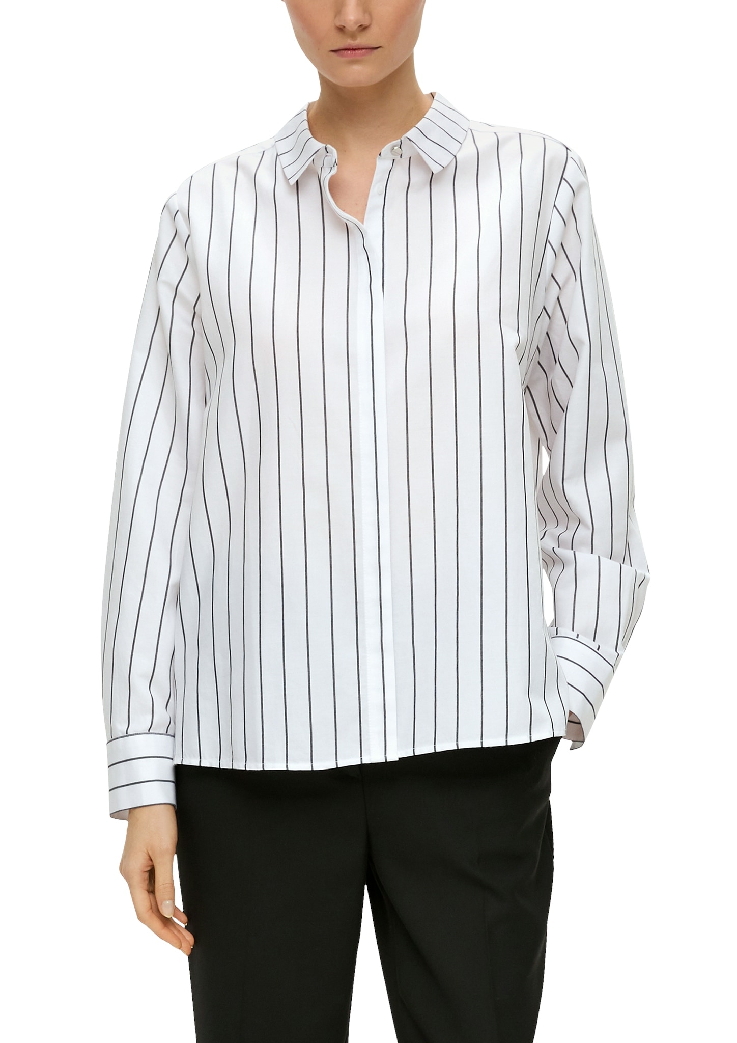 s.Oliver BLACK LABEL Langarmbluse, mit Streifen s.Oliver BLACK LABEL Langarmbluse, mit Streifen von s.Oliver BLACK LABEL