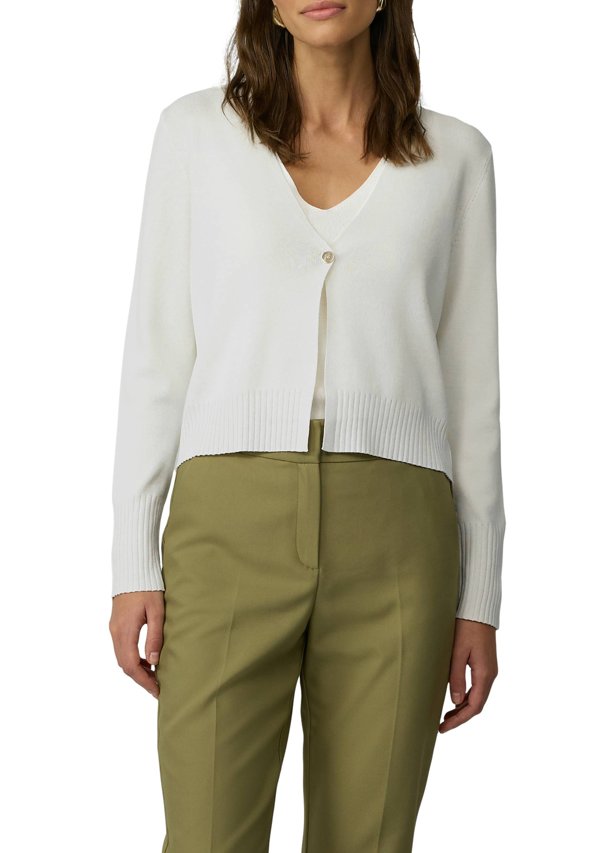 s.Oliver BLACK LABEL Strickjacke, kurz, mit 1-Knopf-Verschluss s.Oliver BLACK LABEL Strickjacke, kurz, mit 1-Knopf-Verschluss von s.Oliver BLACK LABEL