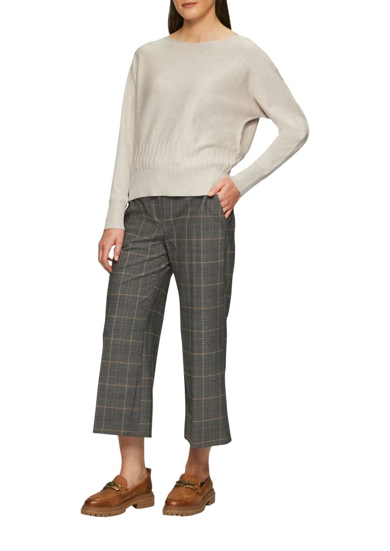 s.Oliver BLACK LABEL Strickpullover, mit Strukturmuster am Saum von s.Oliver BLACK LABEL