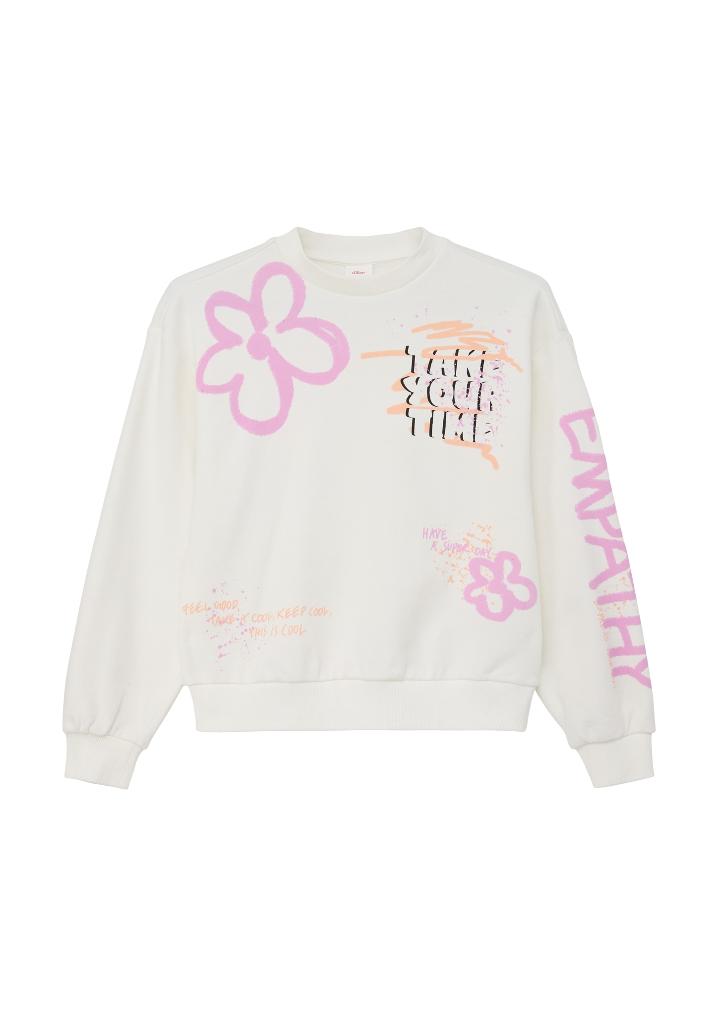 s.Oliver Junior Sweatshirt, mit Print von s.Oliver Junior