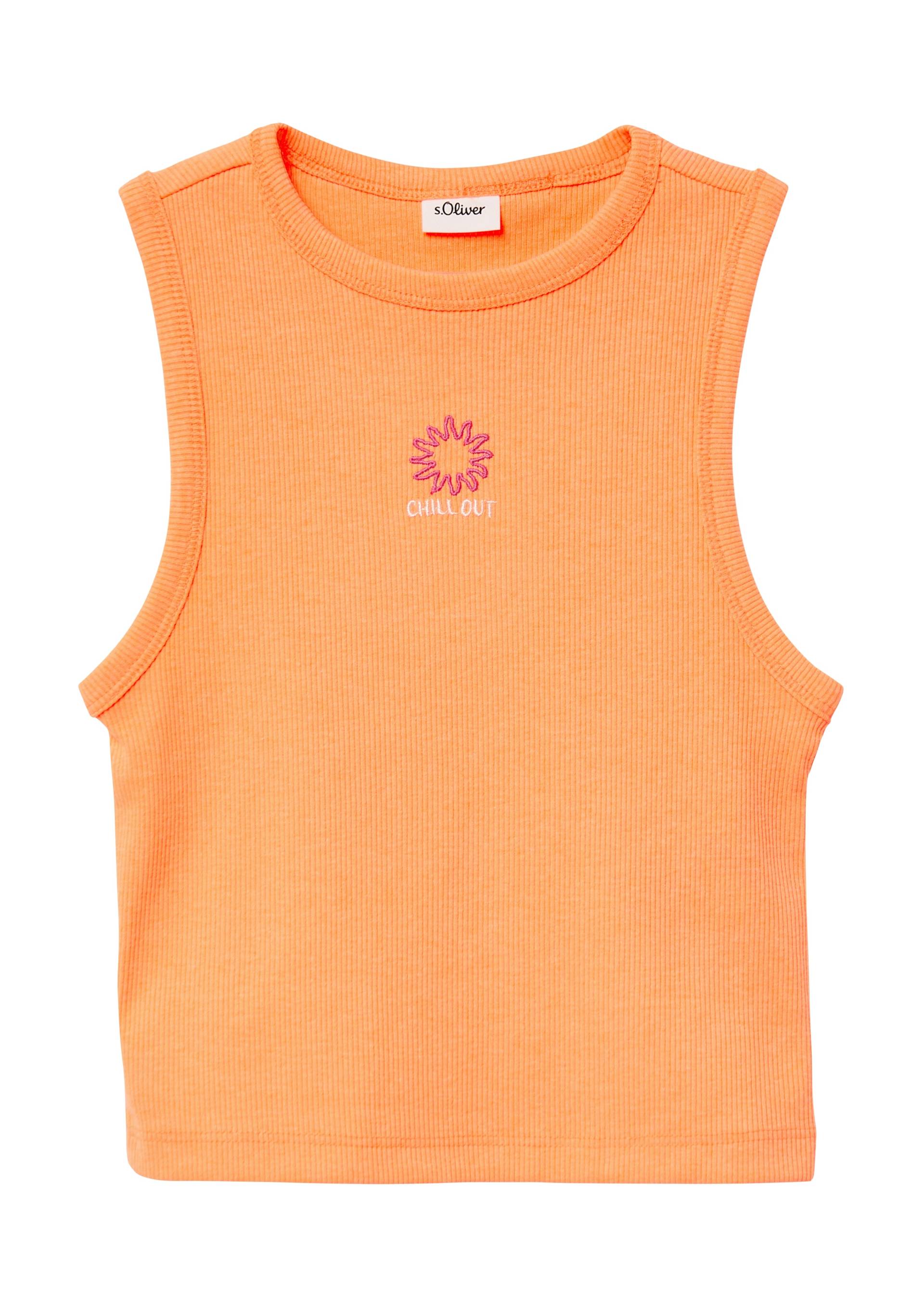 s.Oliver Junior Tanktop, mit Stickerei auf der Brust von s.Oliver Junior