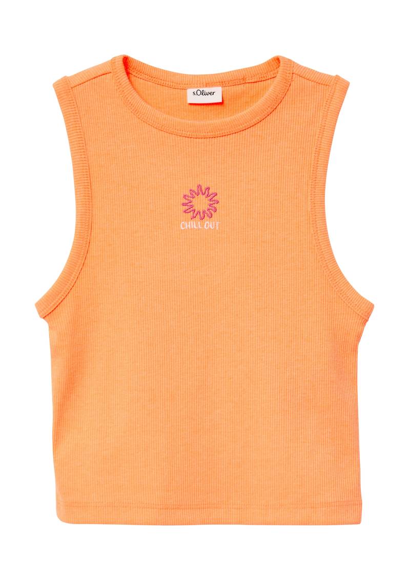 s.Oliver Junior Tanktop, mit Stickerei auf der Brust von s.Oliver Junior