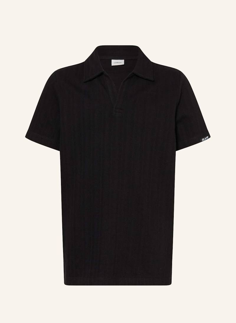 S.Oliver Red Jersey-Poloshirt schwarz von s.Oliver RED