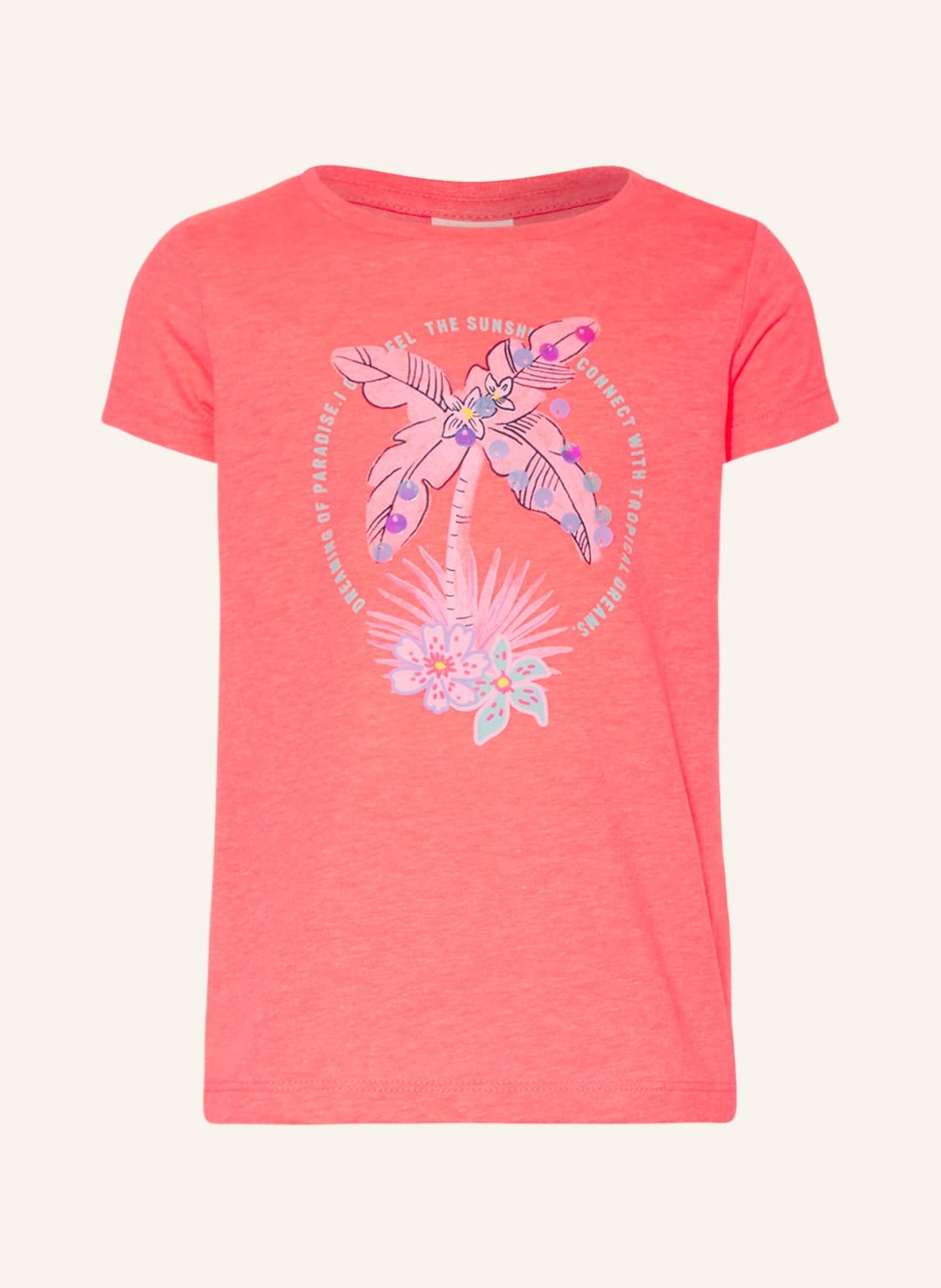 S.Oliver Red T-Shirt Mit Pailletten pink von s.Oliver RED