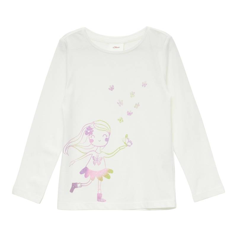 Shirt langarm Mädchen Glitzer von s.Oliver