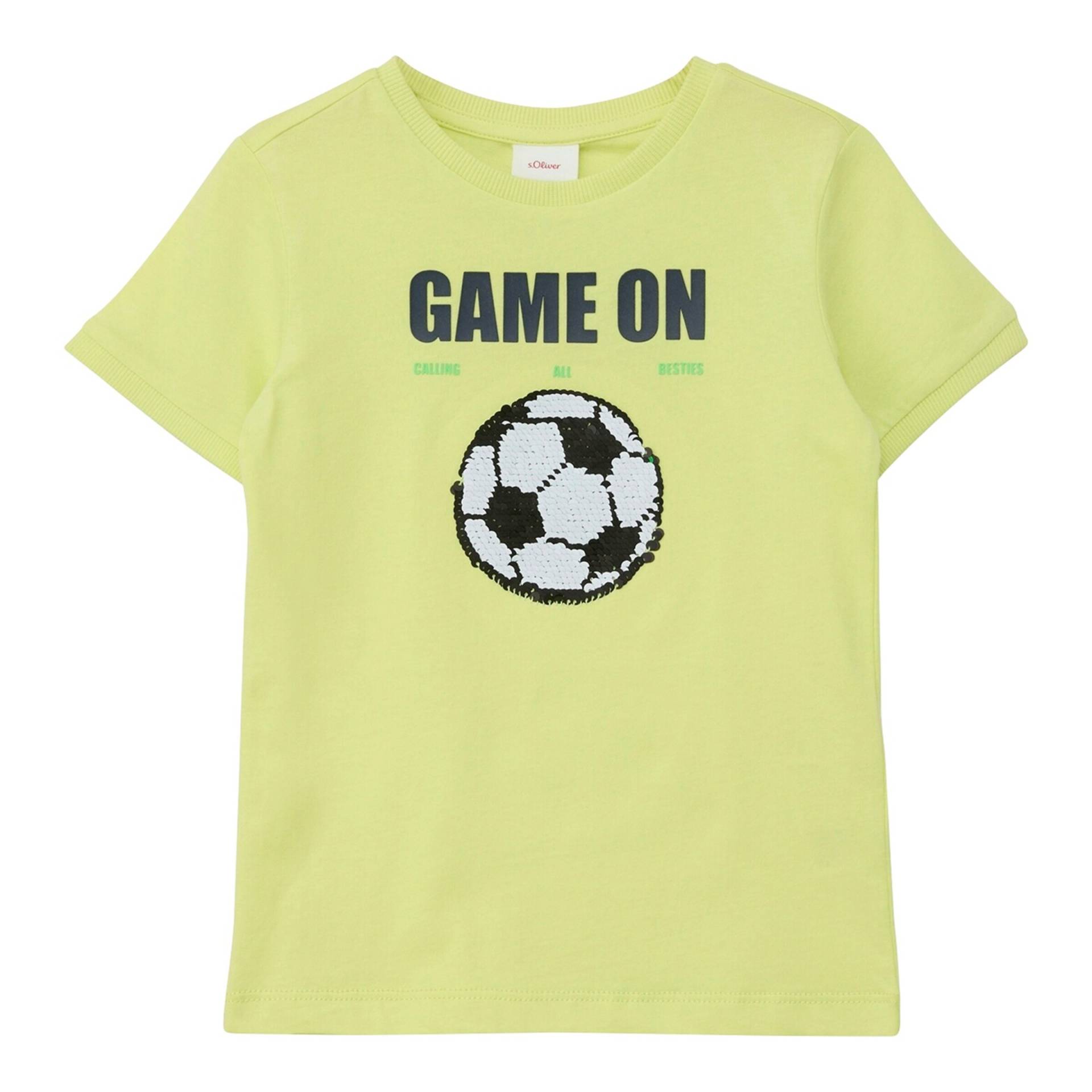 T-Shirt Wendepailletten-Fußball von s.Oliver