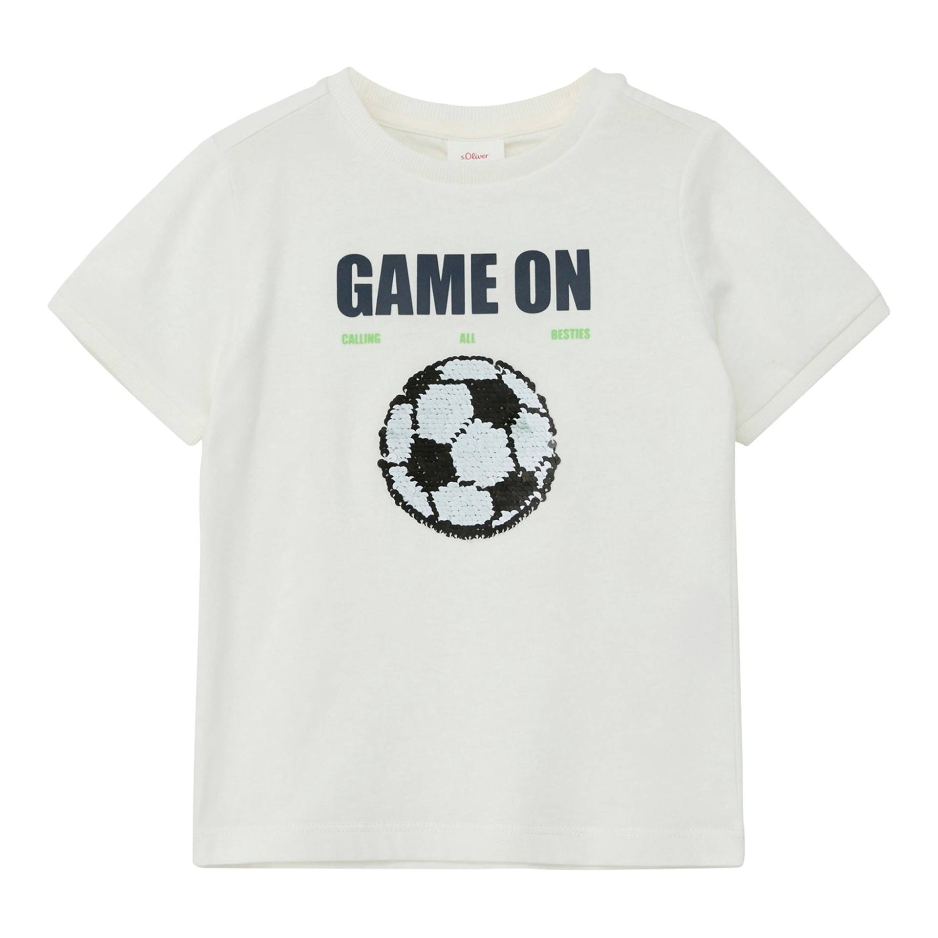 T-Shirt Wendepailletten-Fußball von s.Oliver