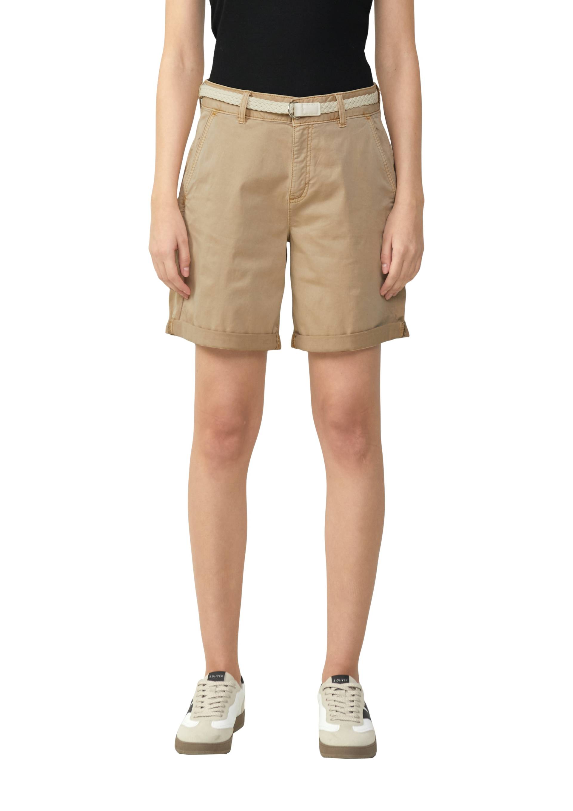 s.Oliver Chinoshorts, mit geflochtenem Gürtel von s.Oliver