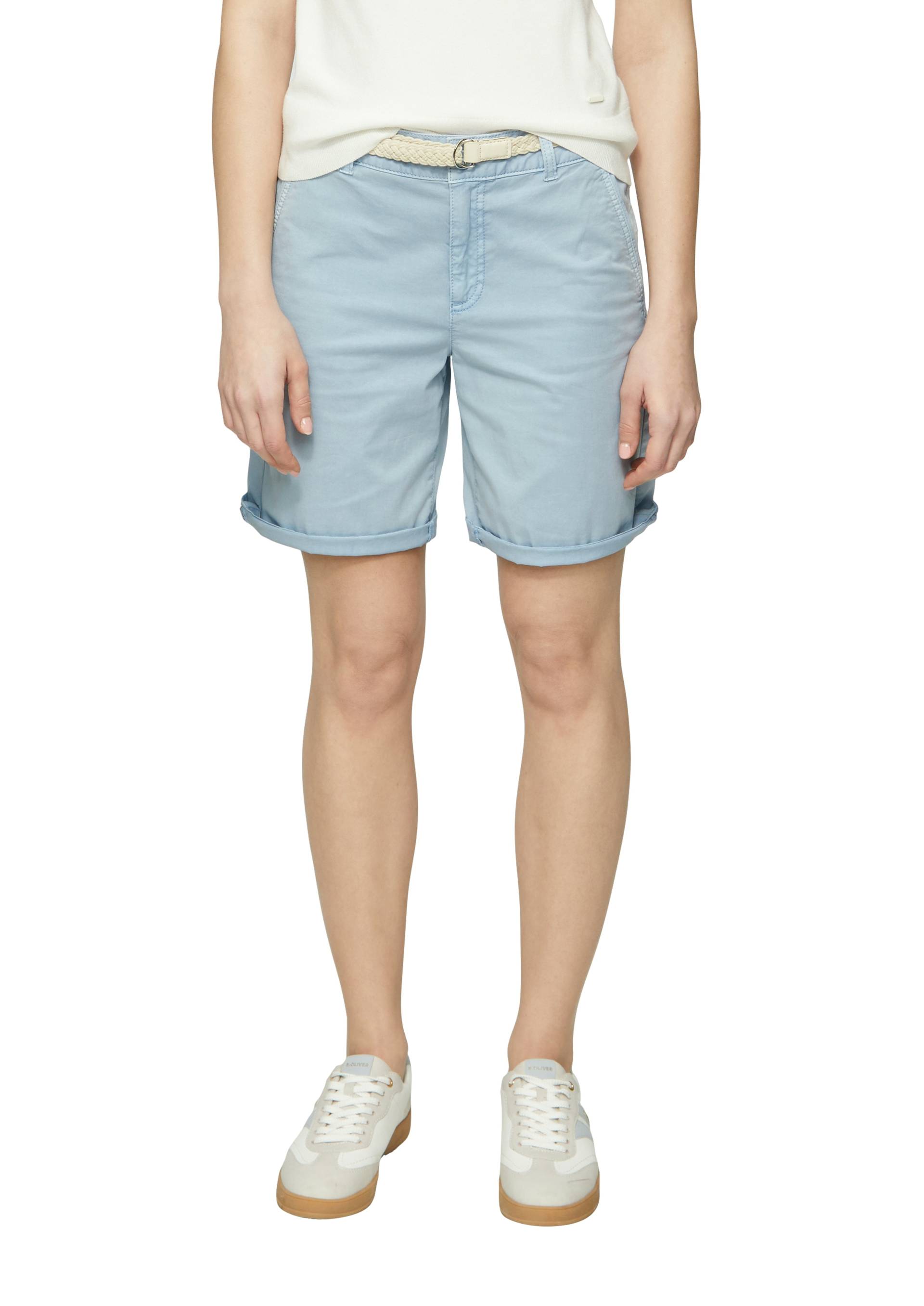 s.Oliver Chinoshorts, mit geflochtenem Gürtel von s.Oliver