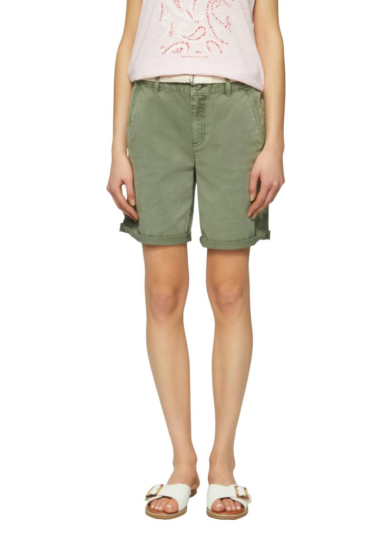 s.Oliver Chinoshorts, mit geflochtenem Gürtel von s.Oliver