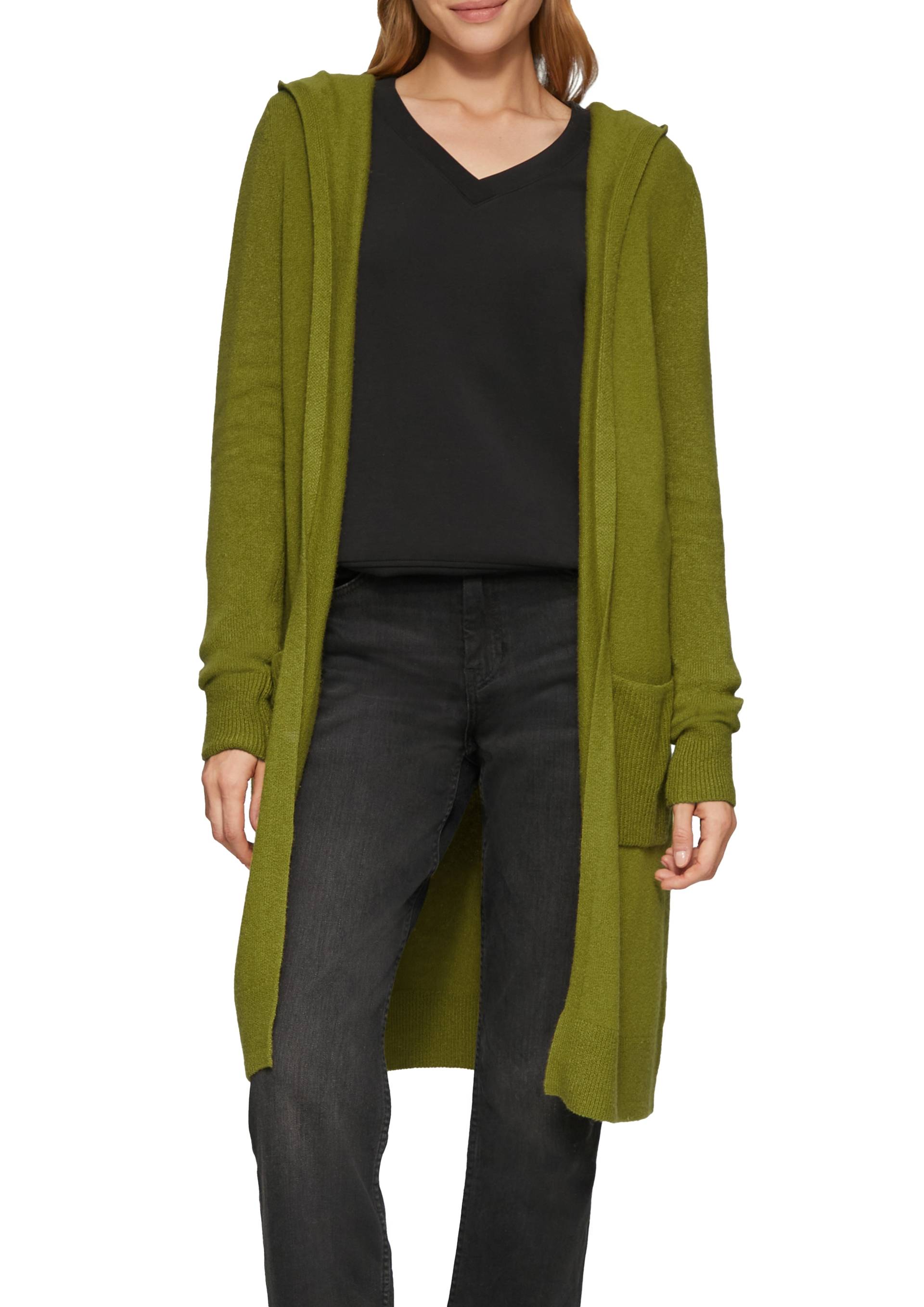 s.Oliver Kapuzenstrickjacke, ohne Verschluss, mit Seitentaschen s.Oliver Kapuzenstrickjacke, ohne Verschluss, mit Seitentaschen von s.Oliver