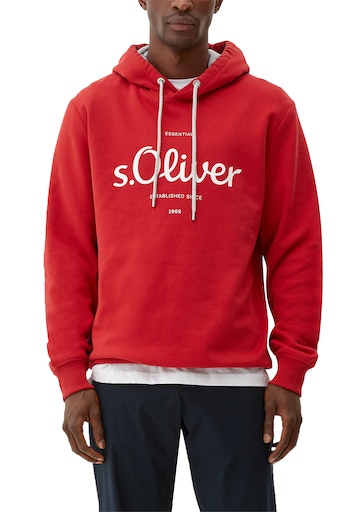 s.Oliver Kapuzensweatshirt, mit gummiertem Print von s.Oliver