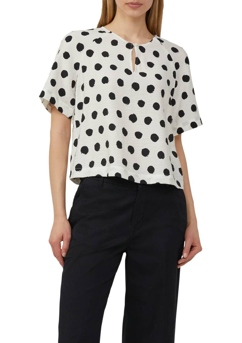 s.Oliver Kurzarmbluse, mit All-Over Print von s.Oliver