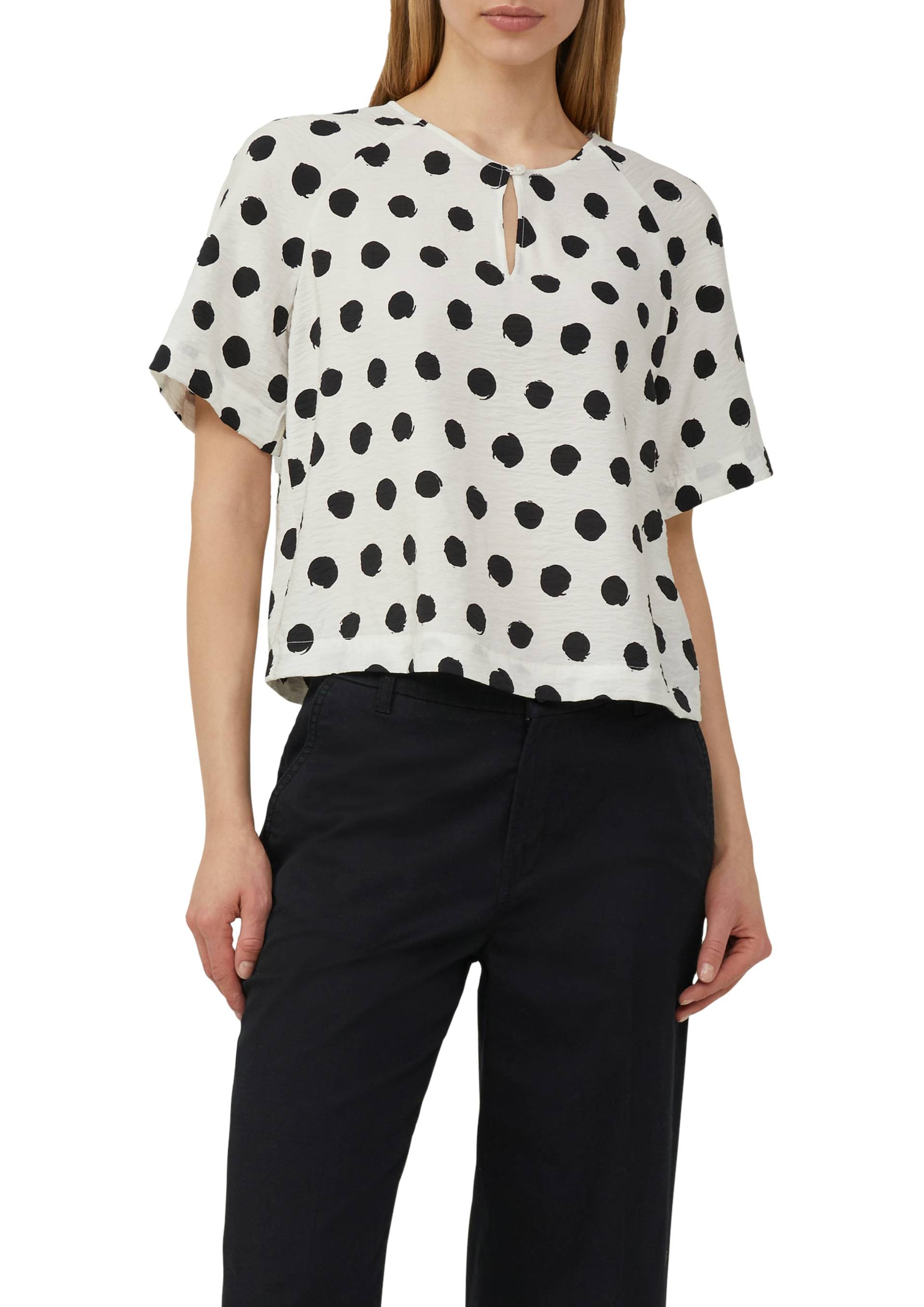 s.Oliver Kurzarmbluse, mit All-Over Print s.Oliver Kurzarmbluse, mit All-Over Print von s.Oliver