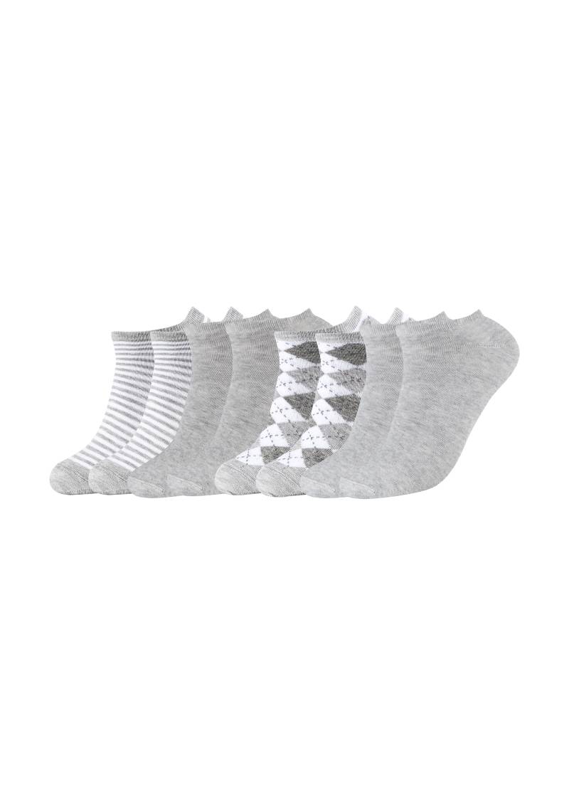 s.Oliver Kurzsocken »essentials«, (4 Paar), mit verschiedenen Designs von s.Oliver