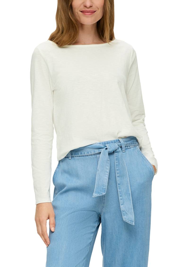 s.Oliver Langarmshirt, mit U-Boot Ausschnitt von s.Oliver