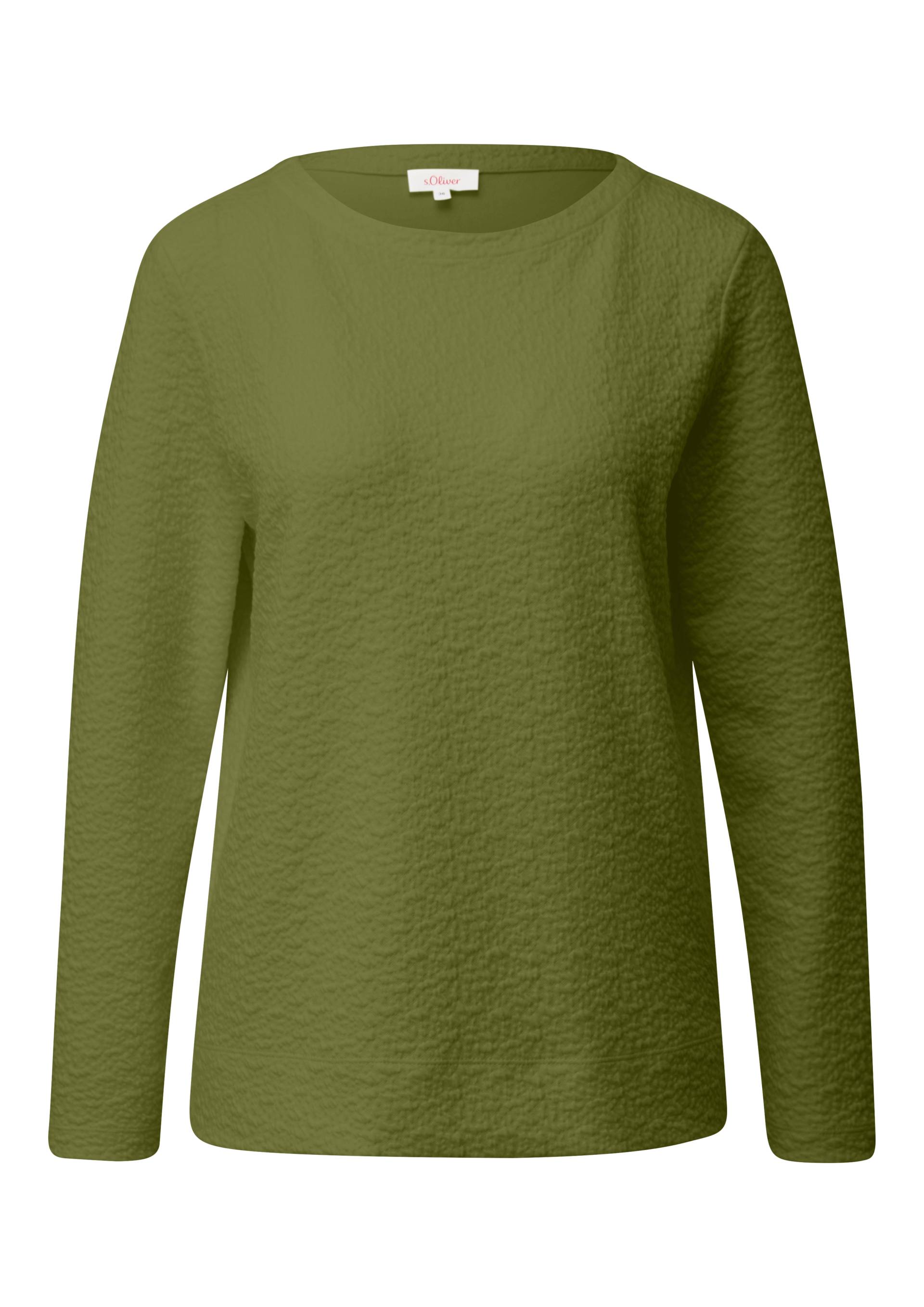 s.Oliver Longsweatshirt, mit Crinkle Optik s.Oliver Longsweatshirt, mit Crinkle Optik von s.Oliver