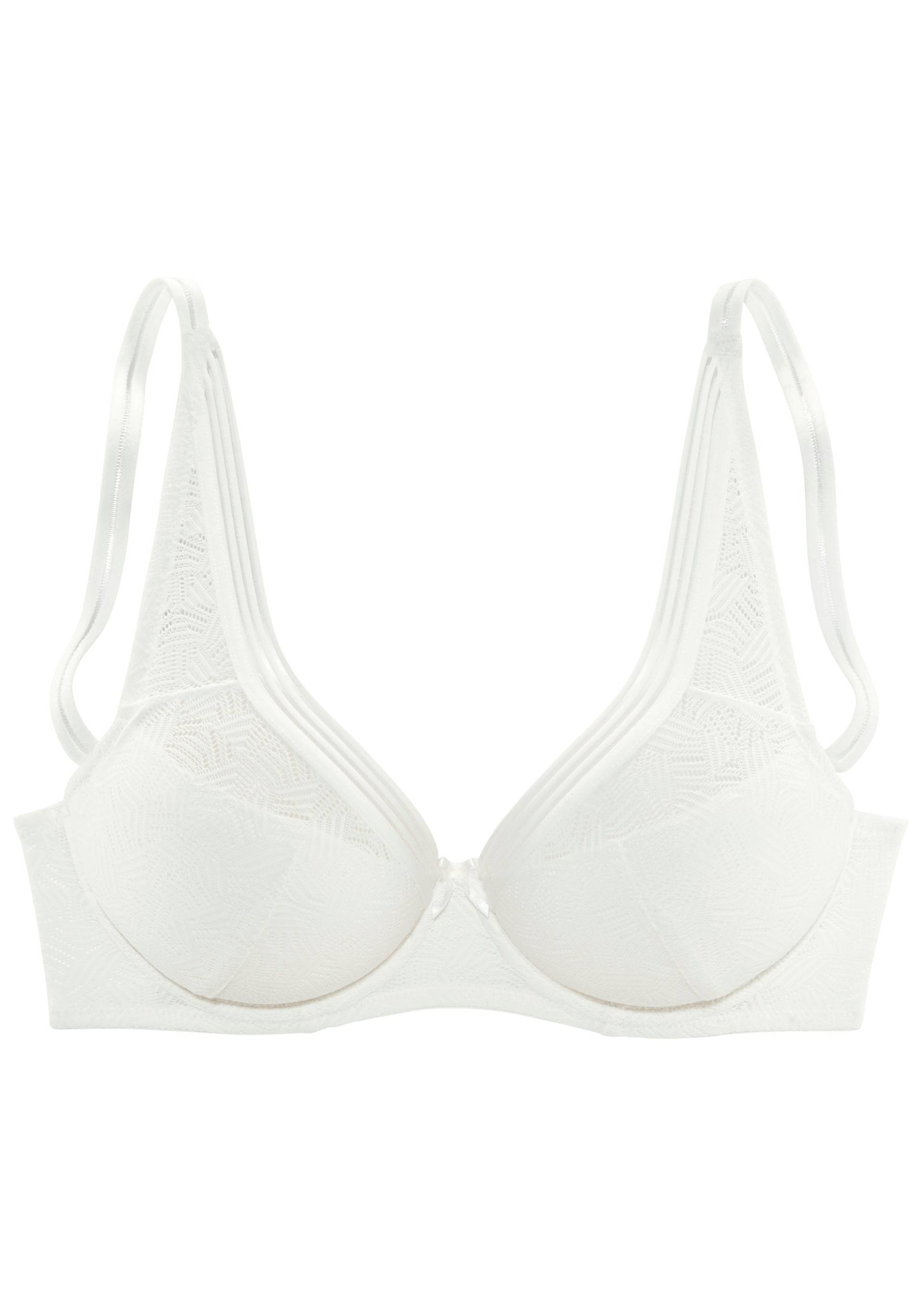 s.Oliver Push-up-BH »Louanne«, mit Bügel im angesagten High-Apex-Look, Dessous s.Oliver Push-up-BH »Louanne«, mit Bügel im angesagten High-Apex-Look, Dessous von s.Oliver