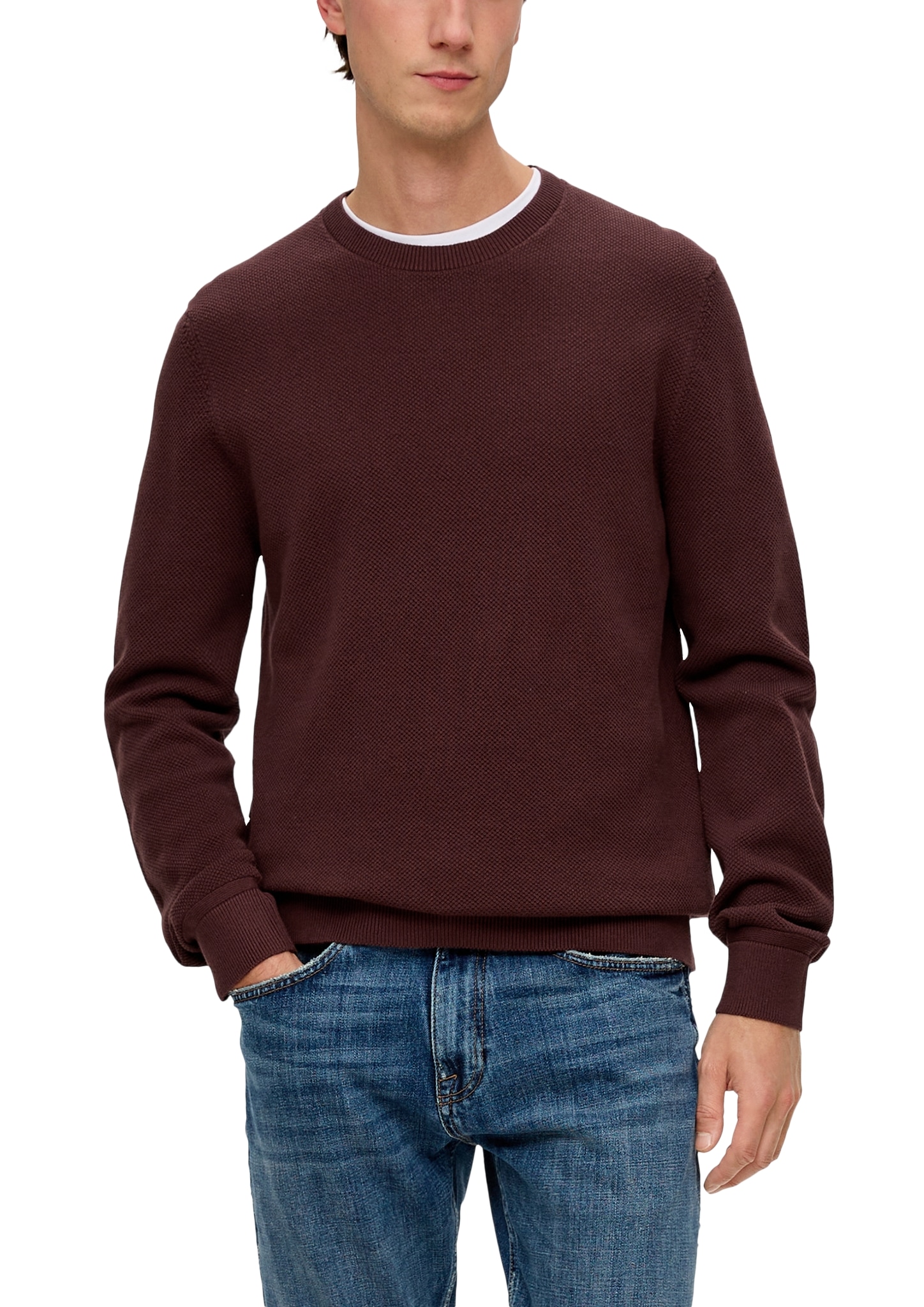 s.Oliver Strickpullover, mit Crew-Neck von s.Oliver