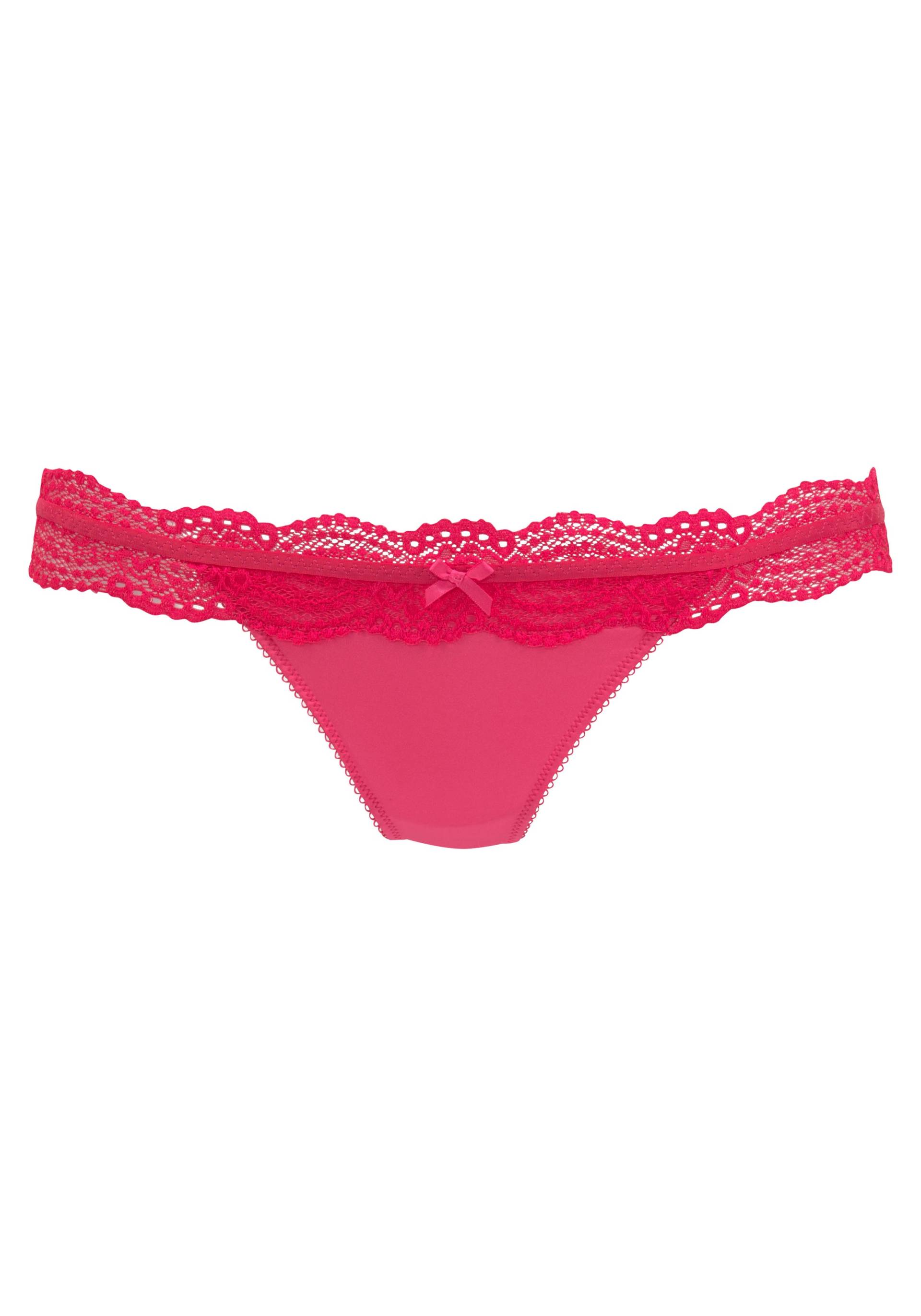 s.Oliver String »Jolina«, aus elastischer Spitze in blumiger Optik s.Oliver String »Jolina«, aus elastischer Spitze in blumiger Optik von s.Oliver