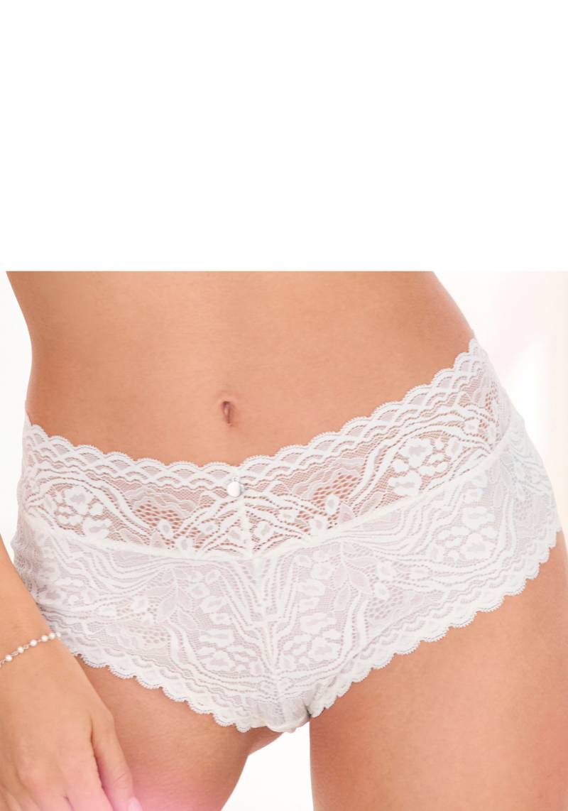 s.Oliver Stringpanty »Danielle«, aus dezent transparenter Spitze in blumiger Optik von s.Oliver
