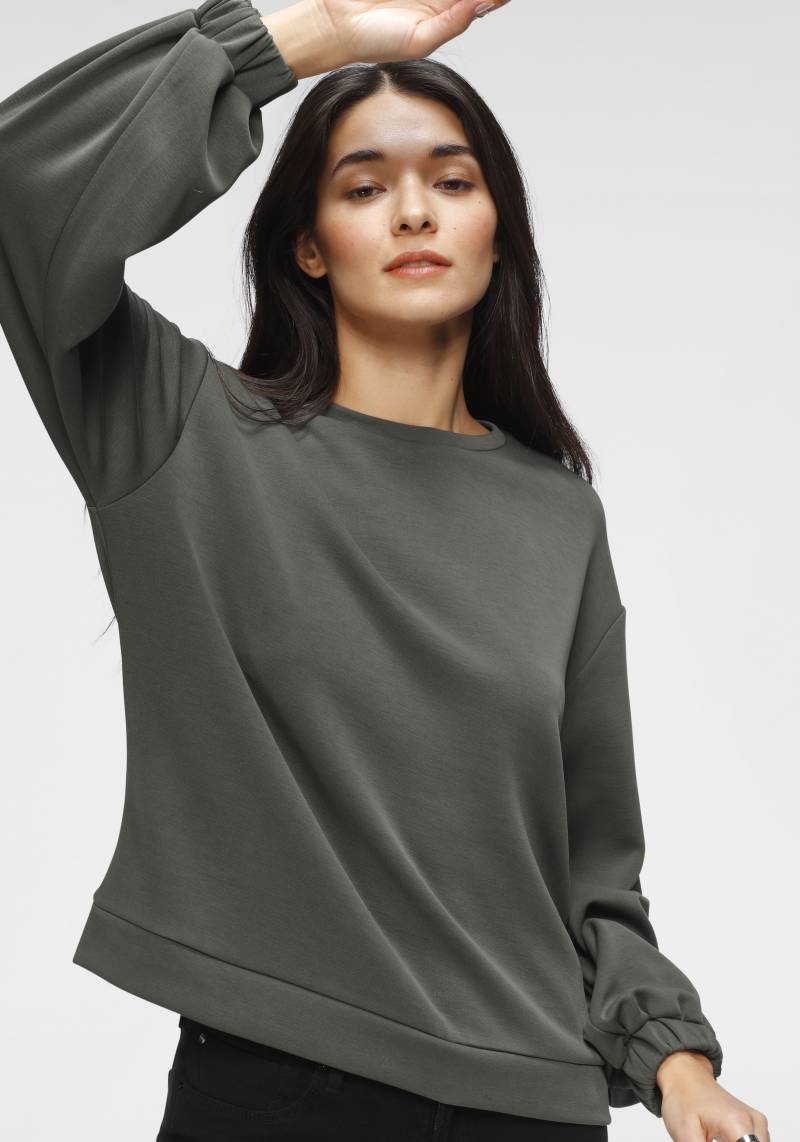 s.Oliver Sweatshirt, mit elastischen Gummibündchen von s.Oliver