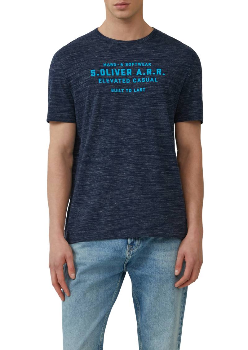 s.Oliver T-Shirt, melierte Optik von s.Oliver