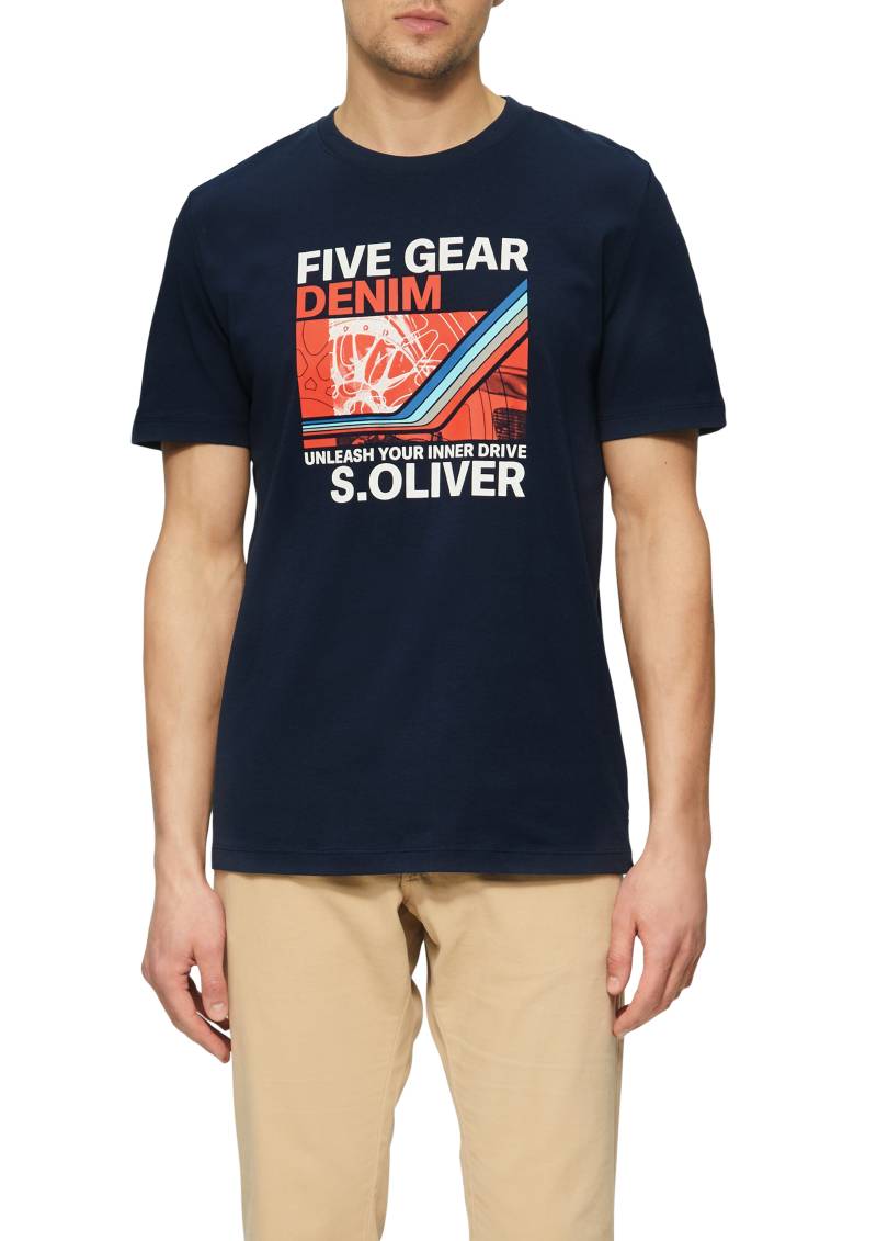 s.Oliver T-Shirt, mit Front Print von s.Oliver