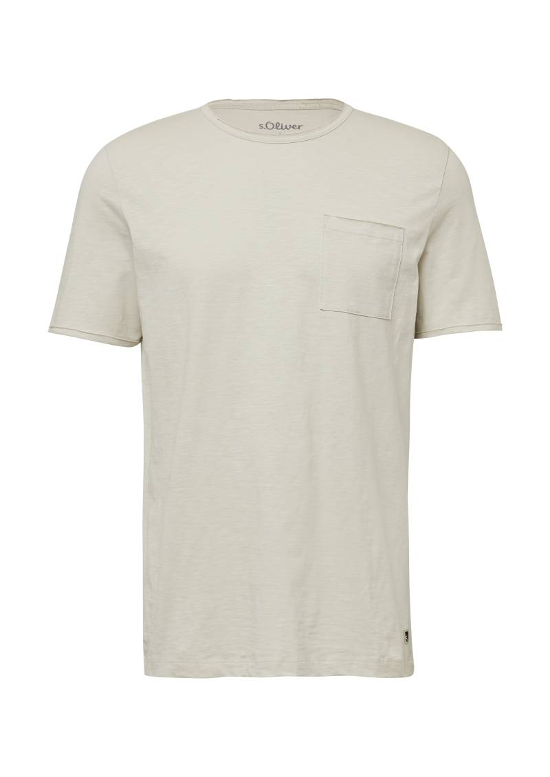 s.Oliver T-Shirt, mit offenen Kanten von s.Oliver
