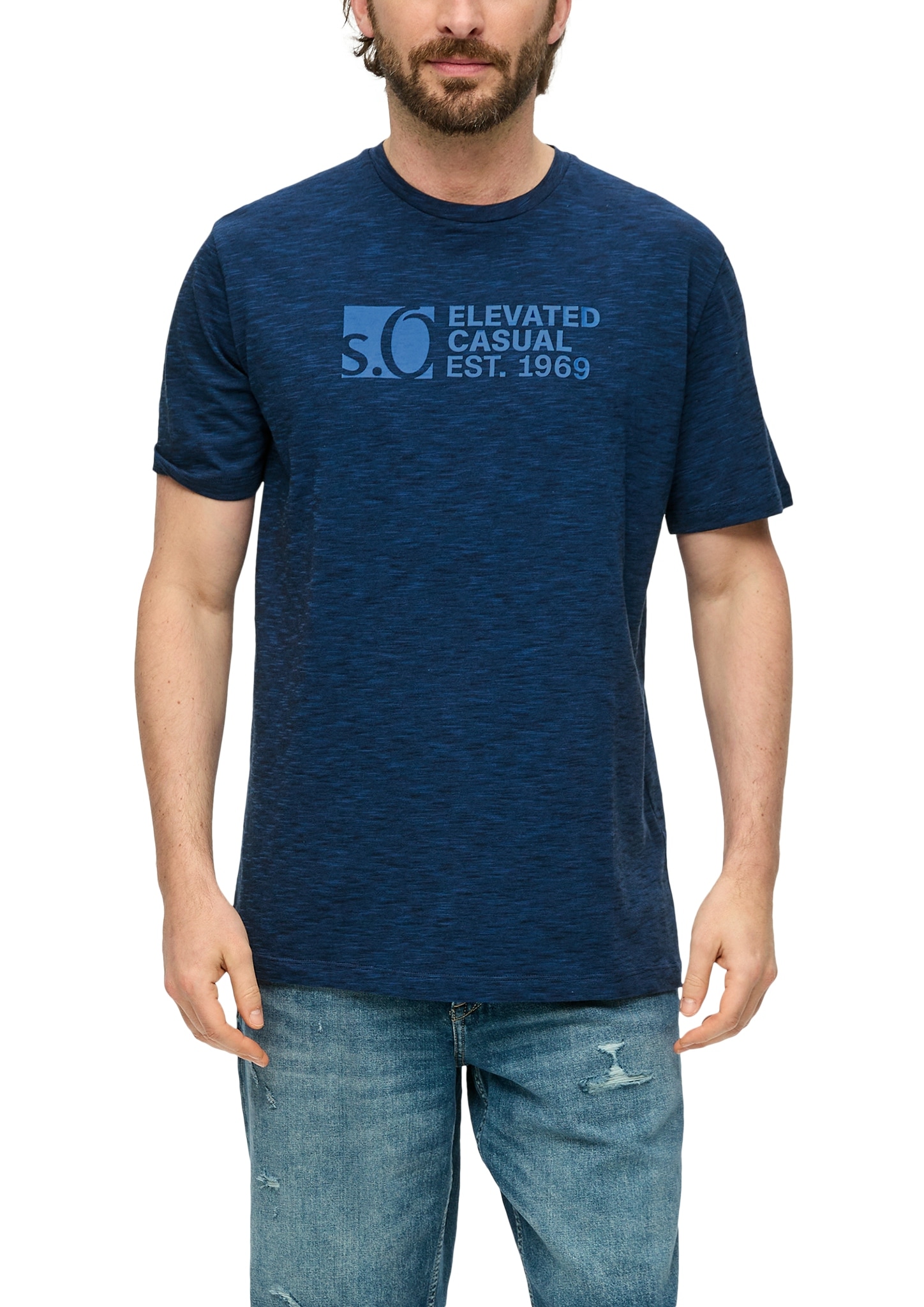 s.Oliver T-Shirt, mit Labelprint von s.Oliver