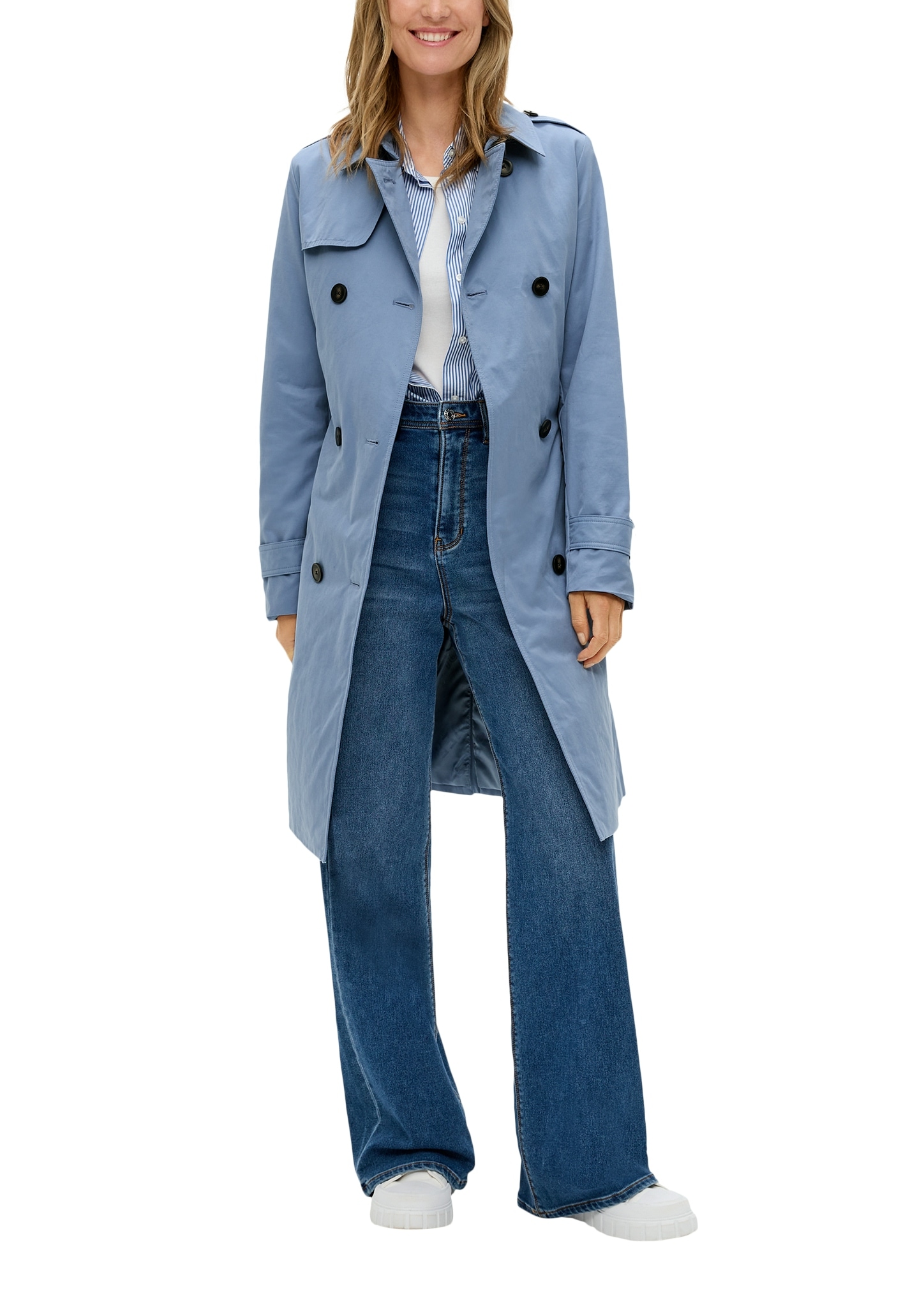s.Oliver Trenchcoat, mit Knopfleiste und Bindegürtel s.Oliver Trenchcoat, mit Knopfleiste und Bindegürtel von s.Oliver