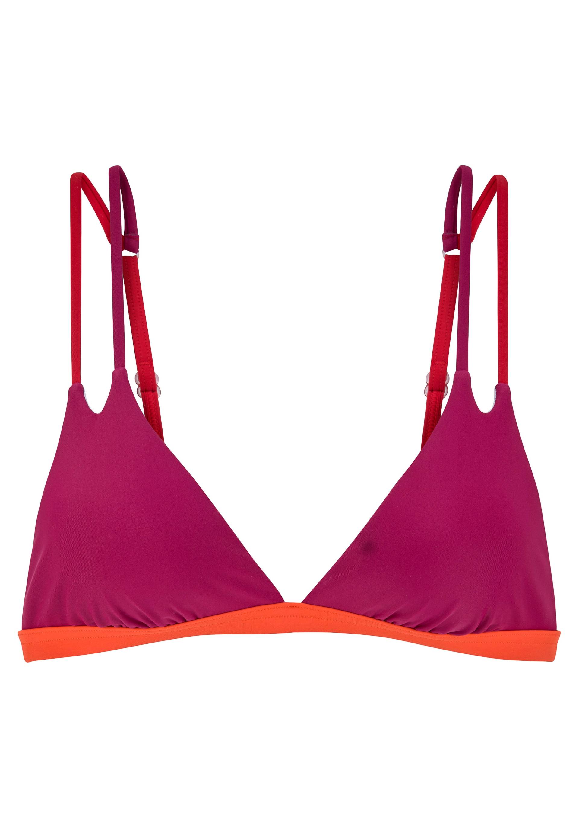 s.Oliver Triangel-Bikini-Top »Yella«, mit Doppelträgern und kontrastfarbenen Details von s.Oliver