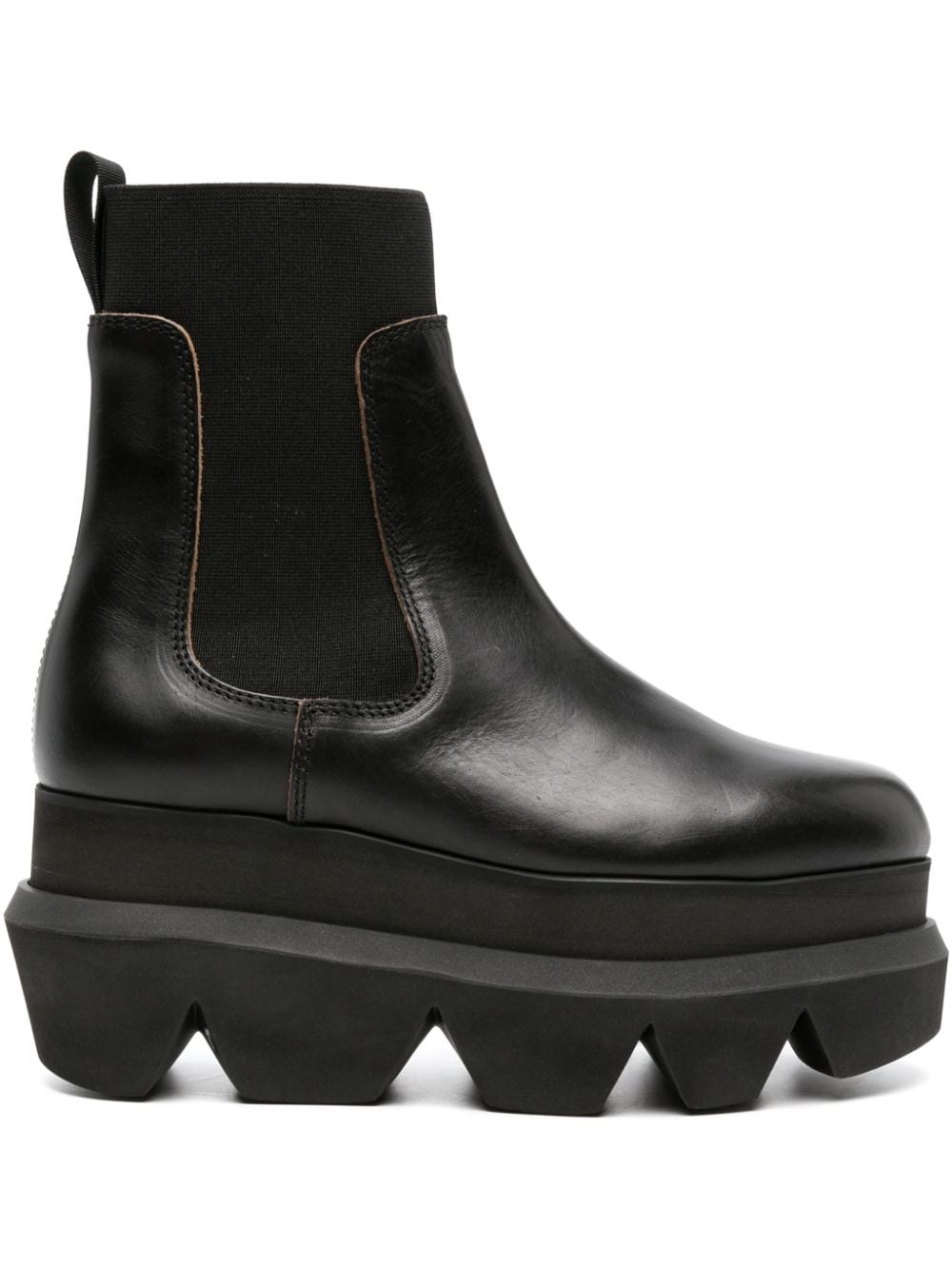 sacai 90mm Chelsea leather boots - Black von sacai