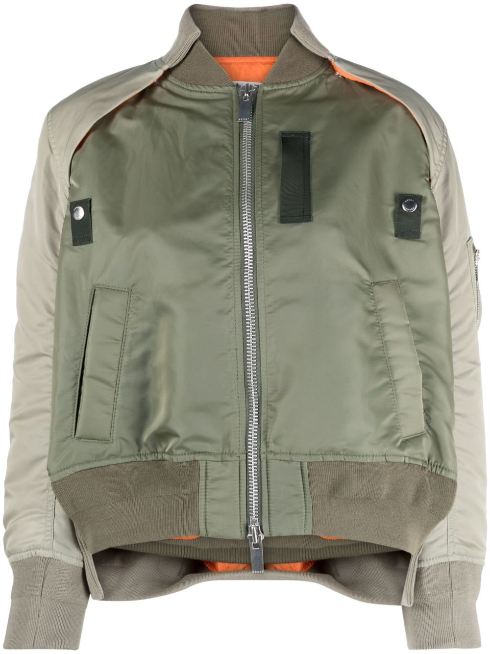 sacai Sectioned bomber jacket - Green von sacai