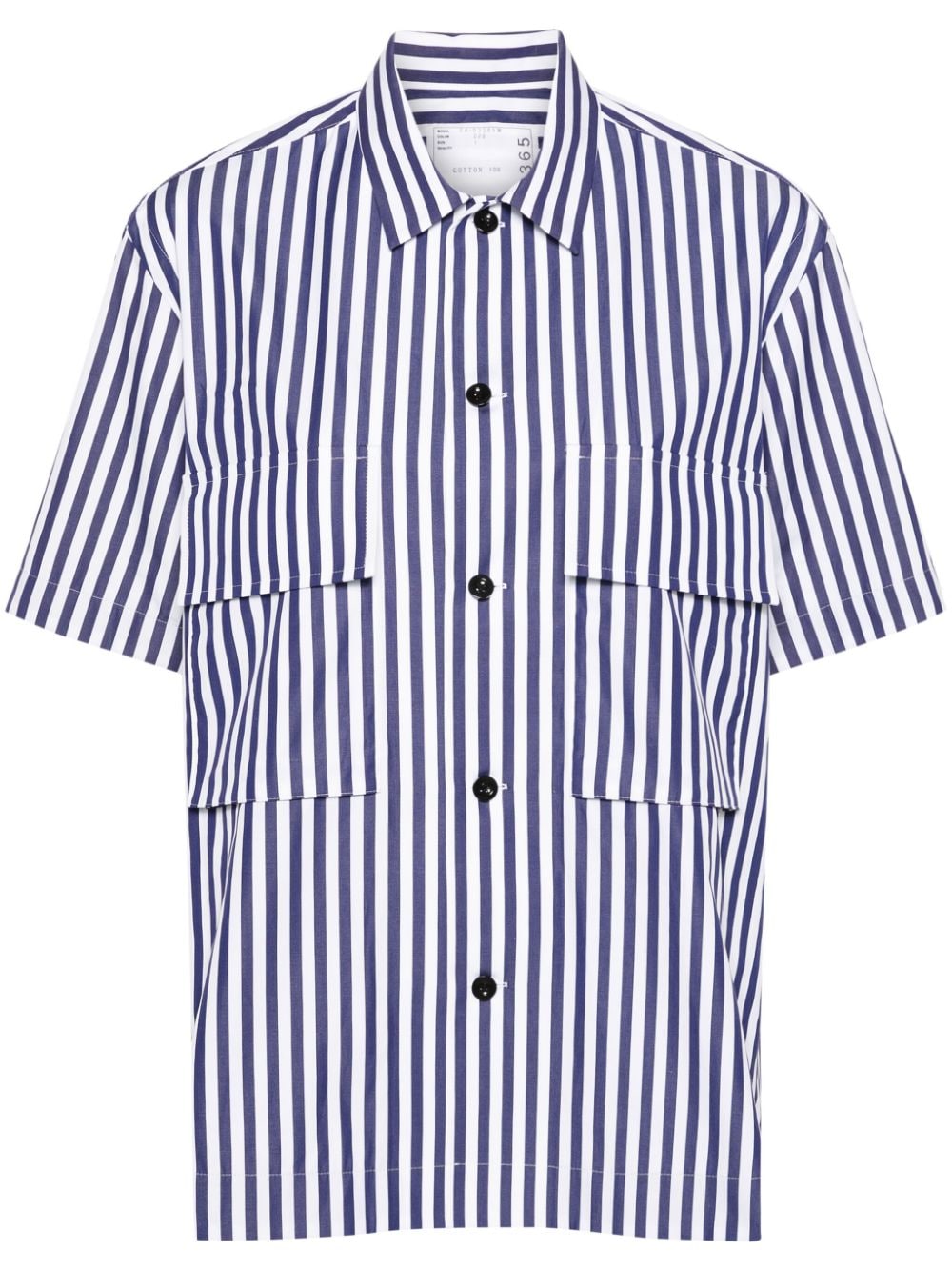 sacai Thomas Mason cotton shirt - Blue von sacai