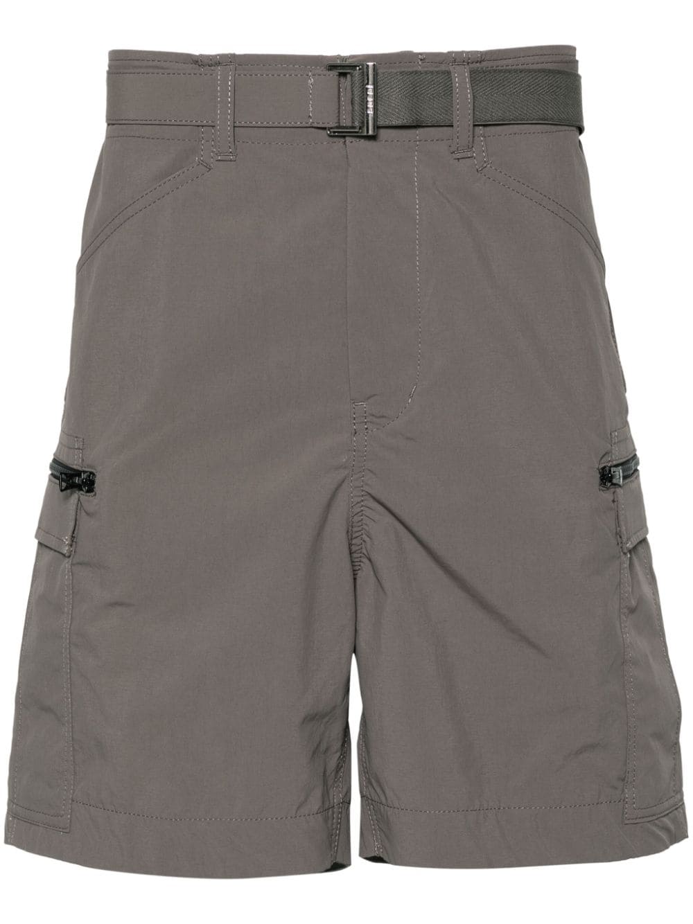 sacai belted cargo shorts - Grey von sacai