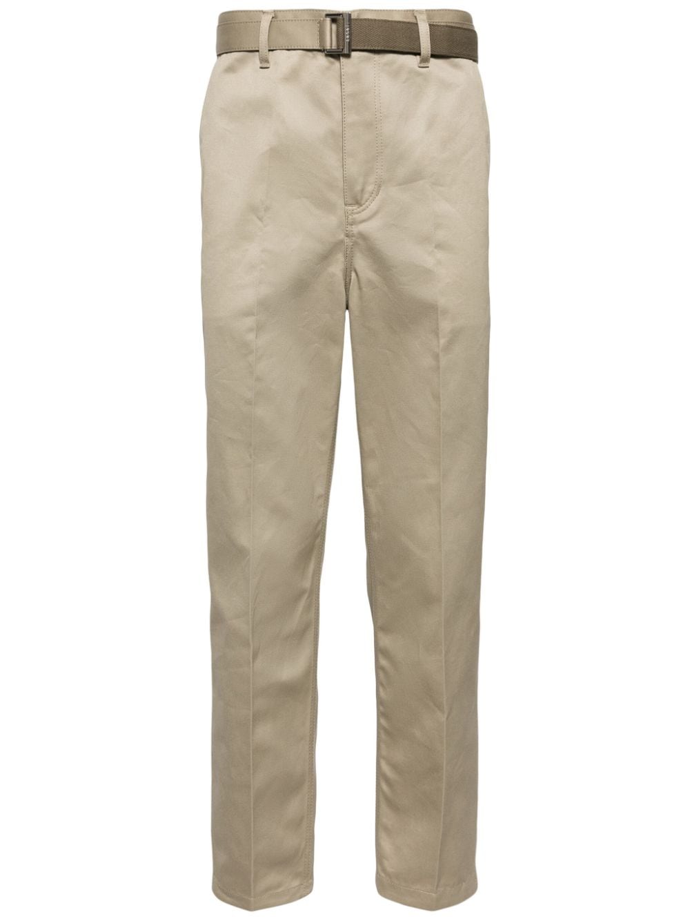 sacai belted chino trousers - Neutrals von sacai