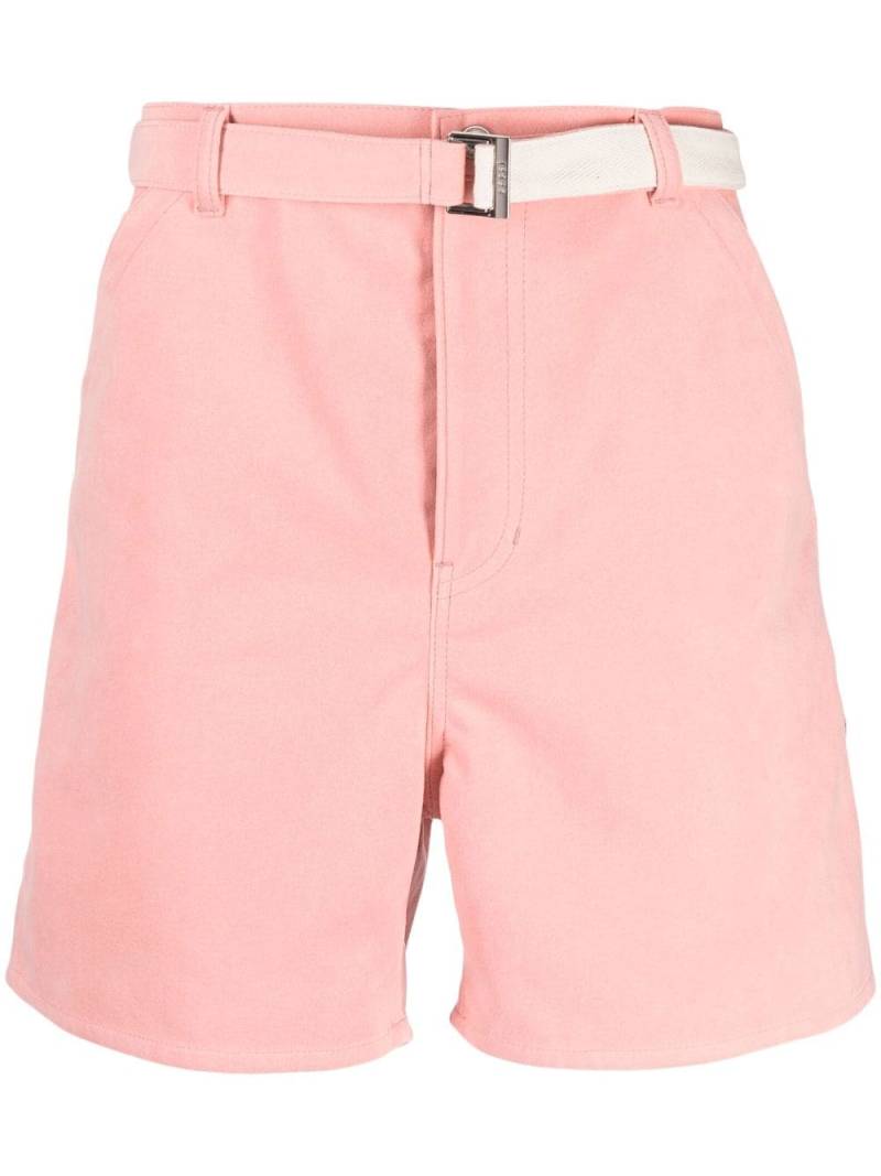sacai belted thigh-length shorts - Pink von sacai