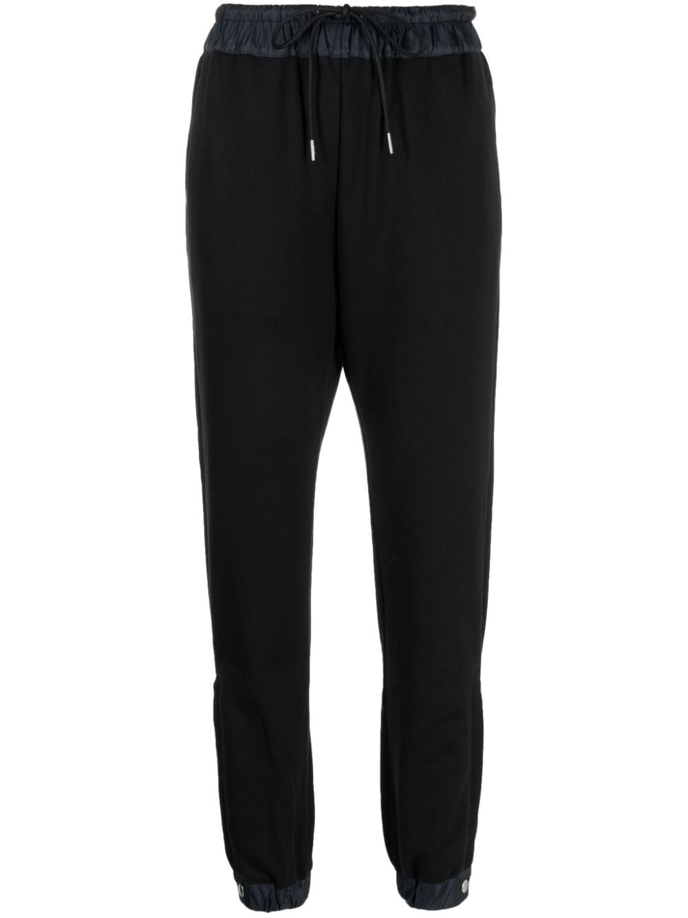 sacai drawstring-waist cotton track pants - Black von sacai