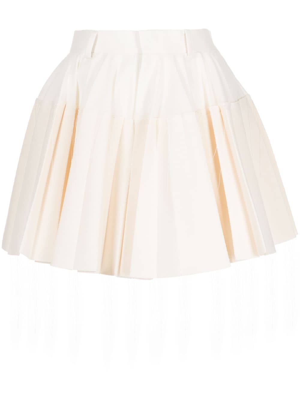 sacai high-waisted pleated shorts - White von sacai