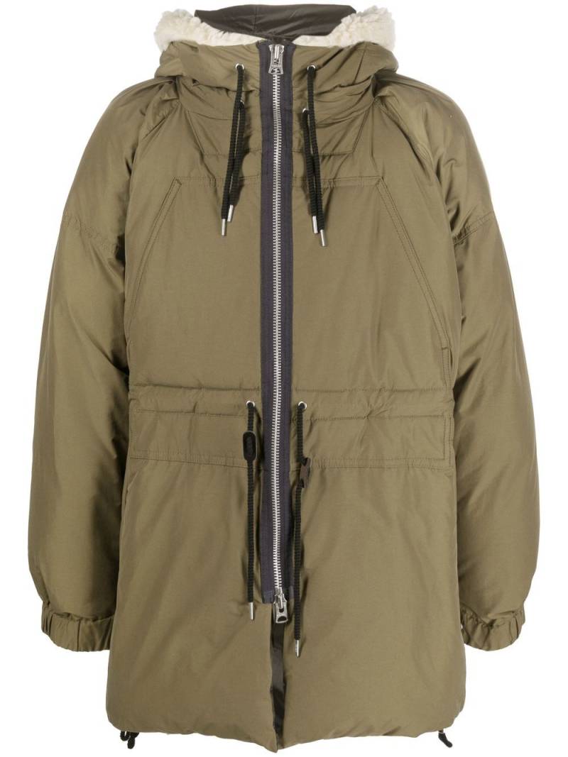 sacai hooded padded coat - Green von sacai