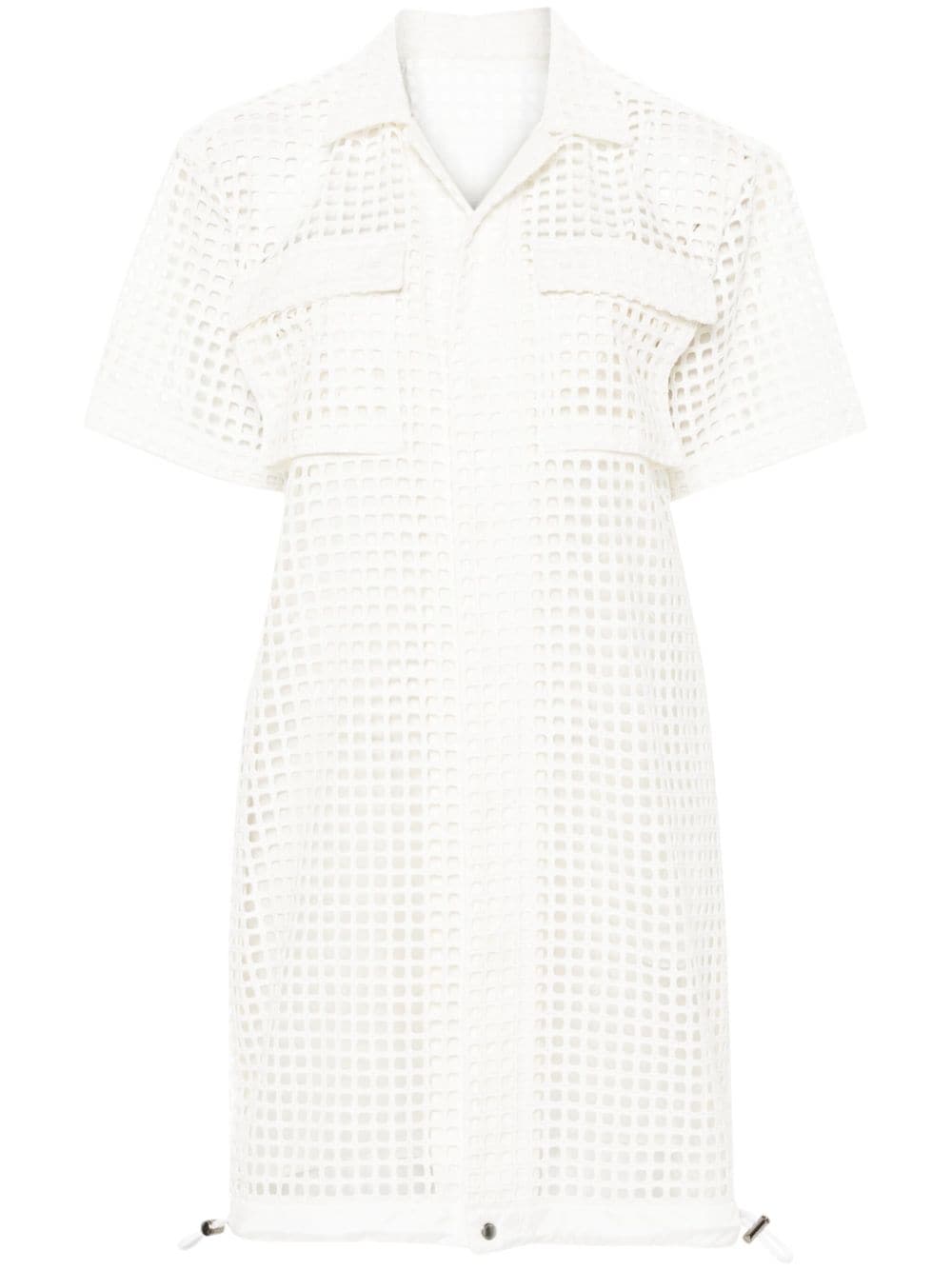 sacai lace mini dress - White von sacai