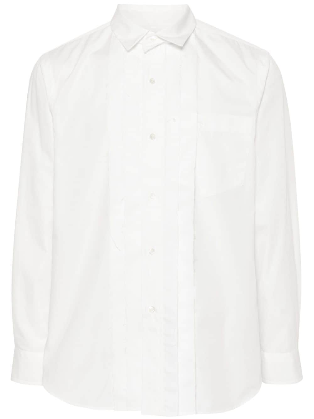 sacai seam-detail shirt - White von sacai